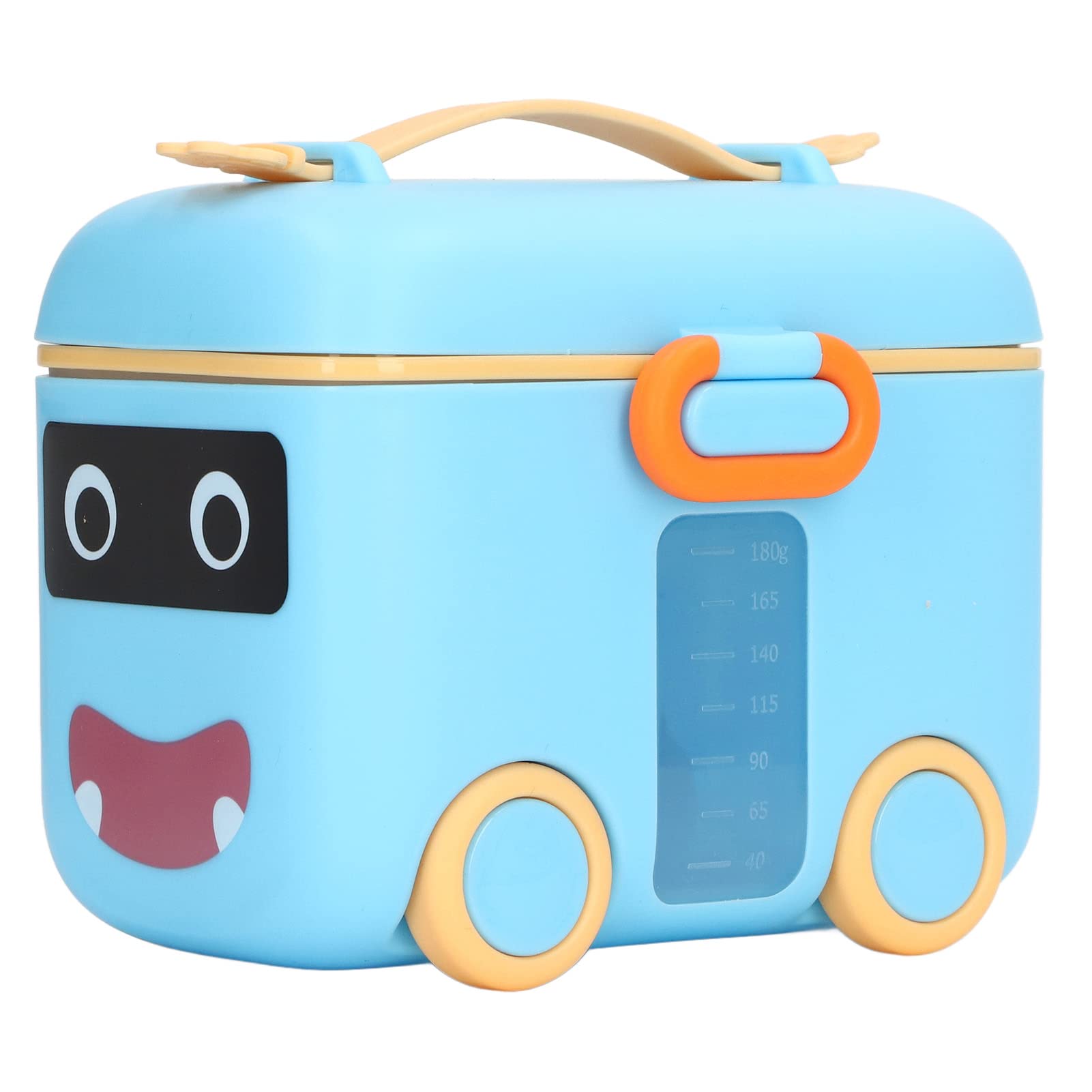 **Portable Baby Milk Powder Dispenser - Travel Safe, Moisture-Proof & Leak-Proof Powder Storage Container for Infants (Blue) | Ideal for On-the-Go Feeding, Daycare & Travel**