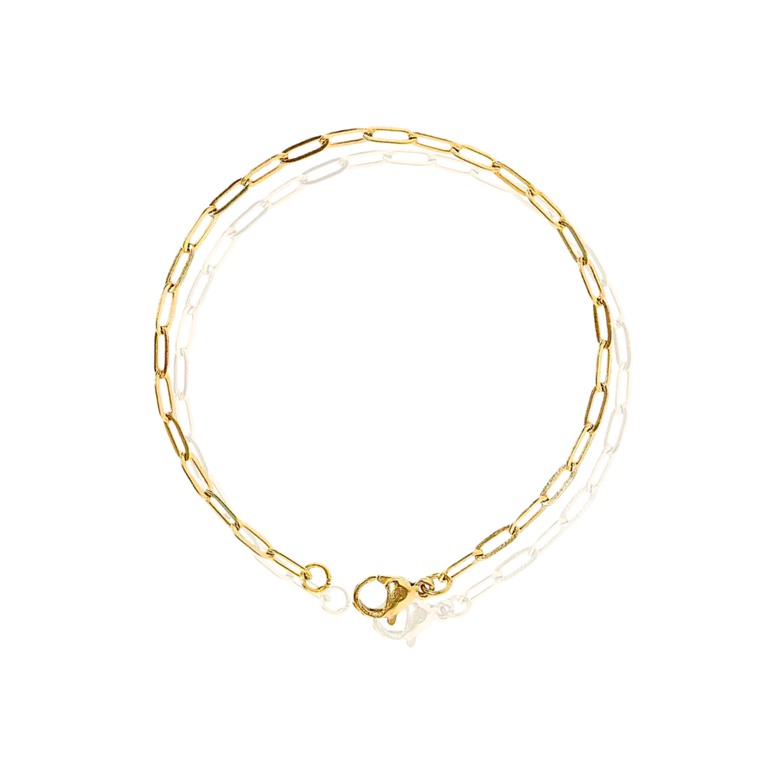 Mini Paperclip Bracelet - Gold & Silver Adjustable Chain Link Bracelet for Women | Trendy Minimalist Jewelry Gift for Everyday Wear & Special Occasions