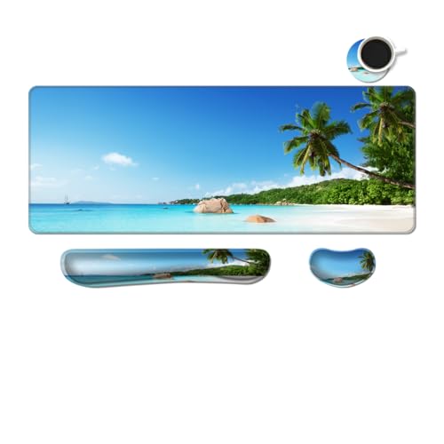 Beach and Coconut Trees