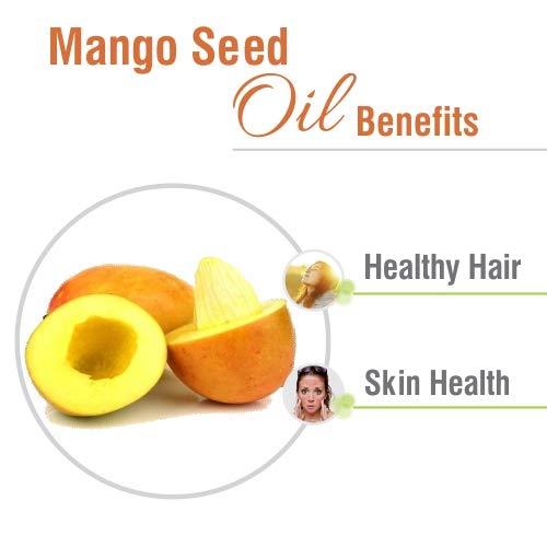 100% Pure Natural Mango Seed Oil (Mangifera Indica) - Undiluted Carrier Oil for Aromatherapy, Massage & Skincare | Therapeutic Grade Cold Pressed | 2000 ML | Perfect for DIY Beauty Products, Hair Treatments & Relaxation Therapy