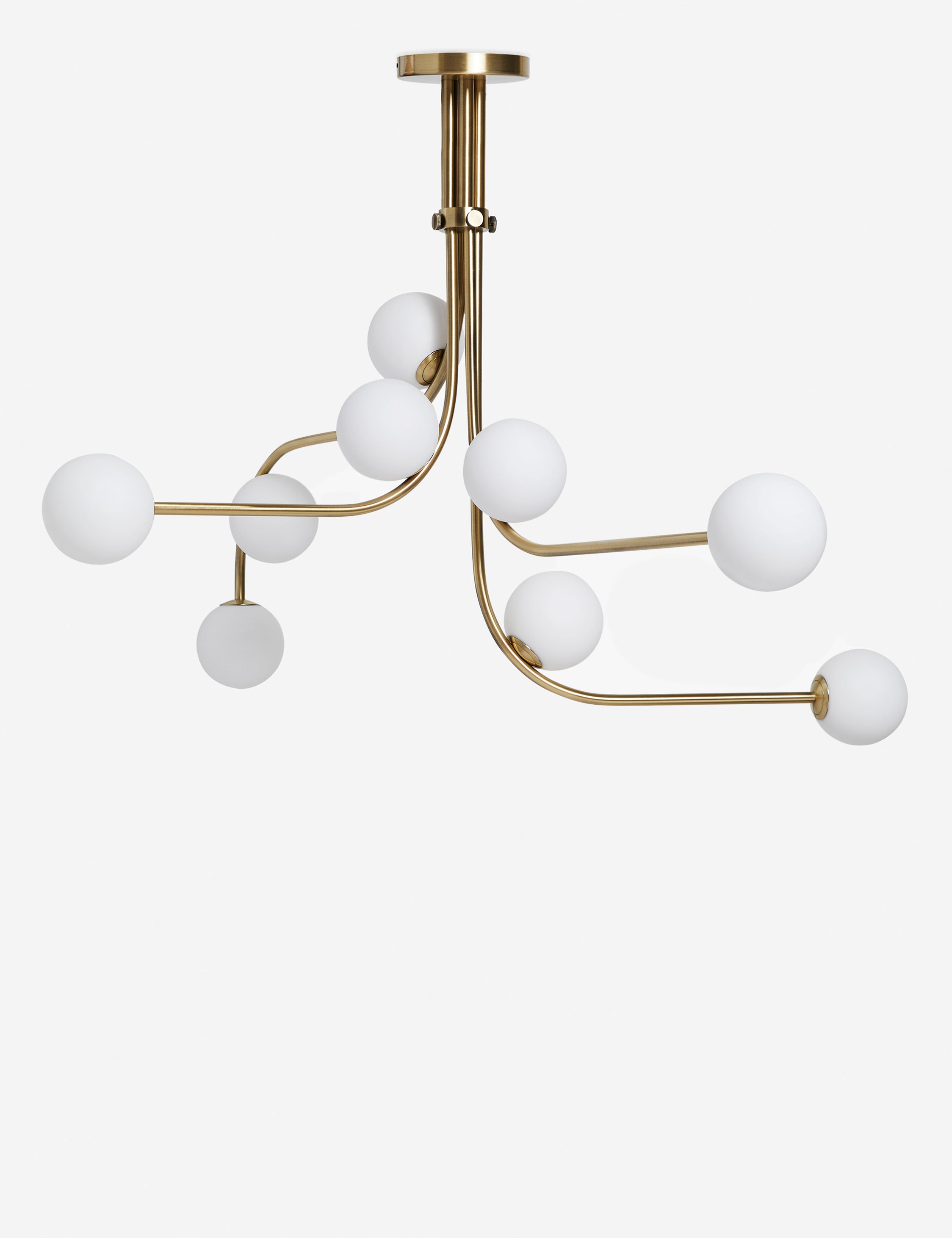 Elegant Damon Crystal Chandelier - Modern Ceiling Light Fixture for Dining Room, Living Room & Bedroom | Perfect for Home Decor & Wedding Venues
