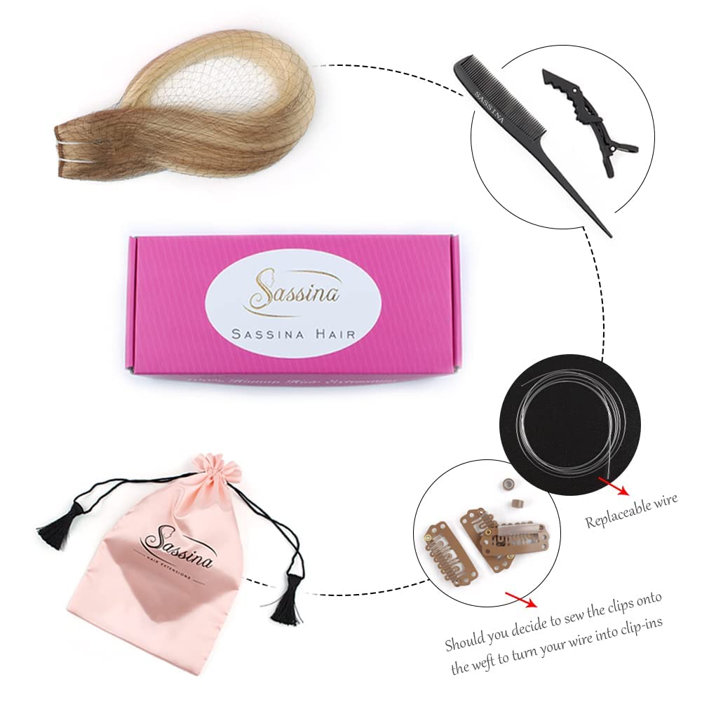 Sassina Invisible Wire Hair Extensions - 20