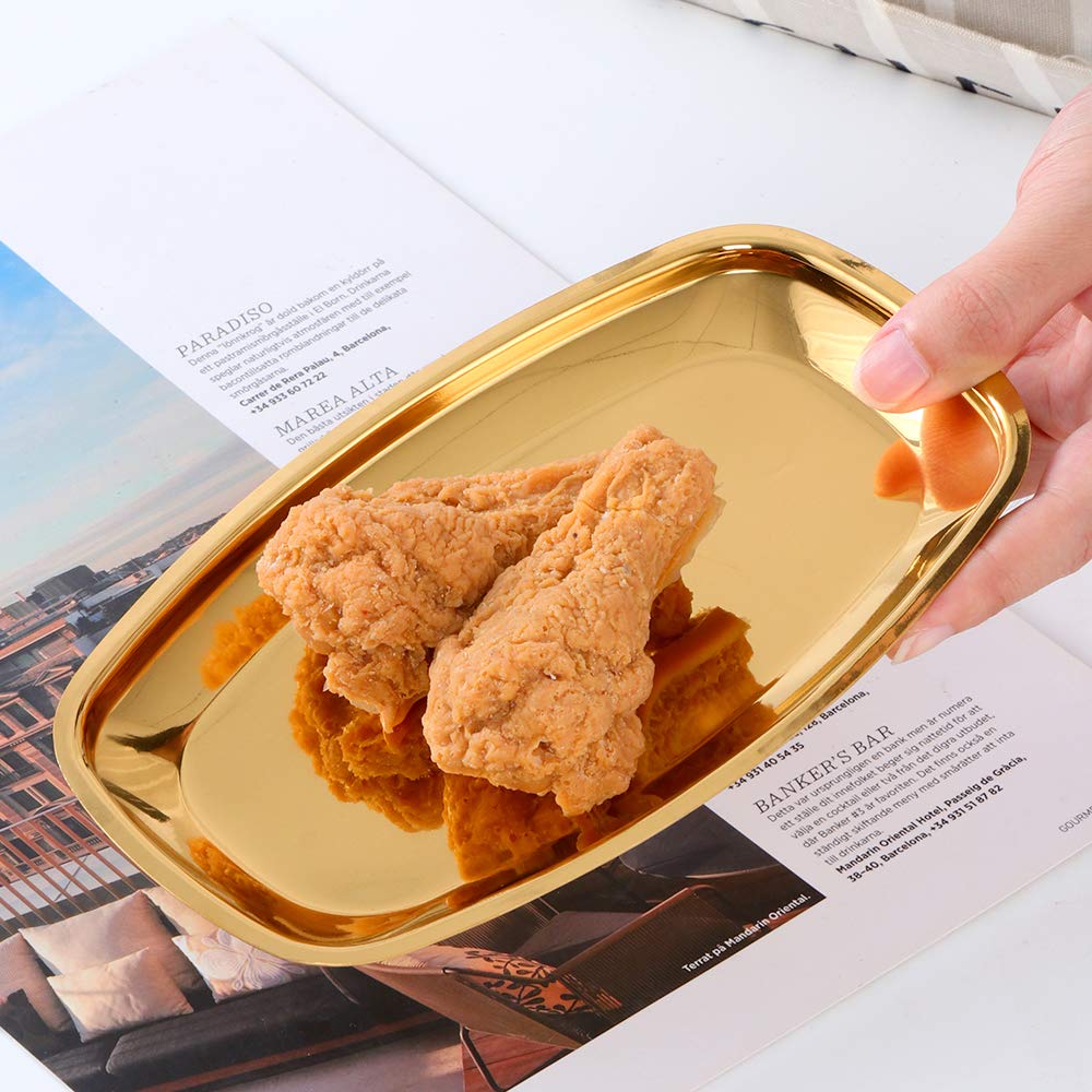 Stainless Steel Square Tray - 2PCS 7.12