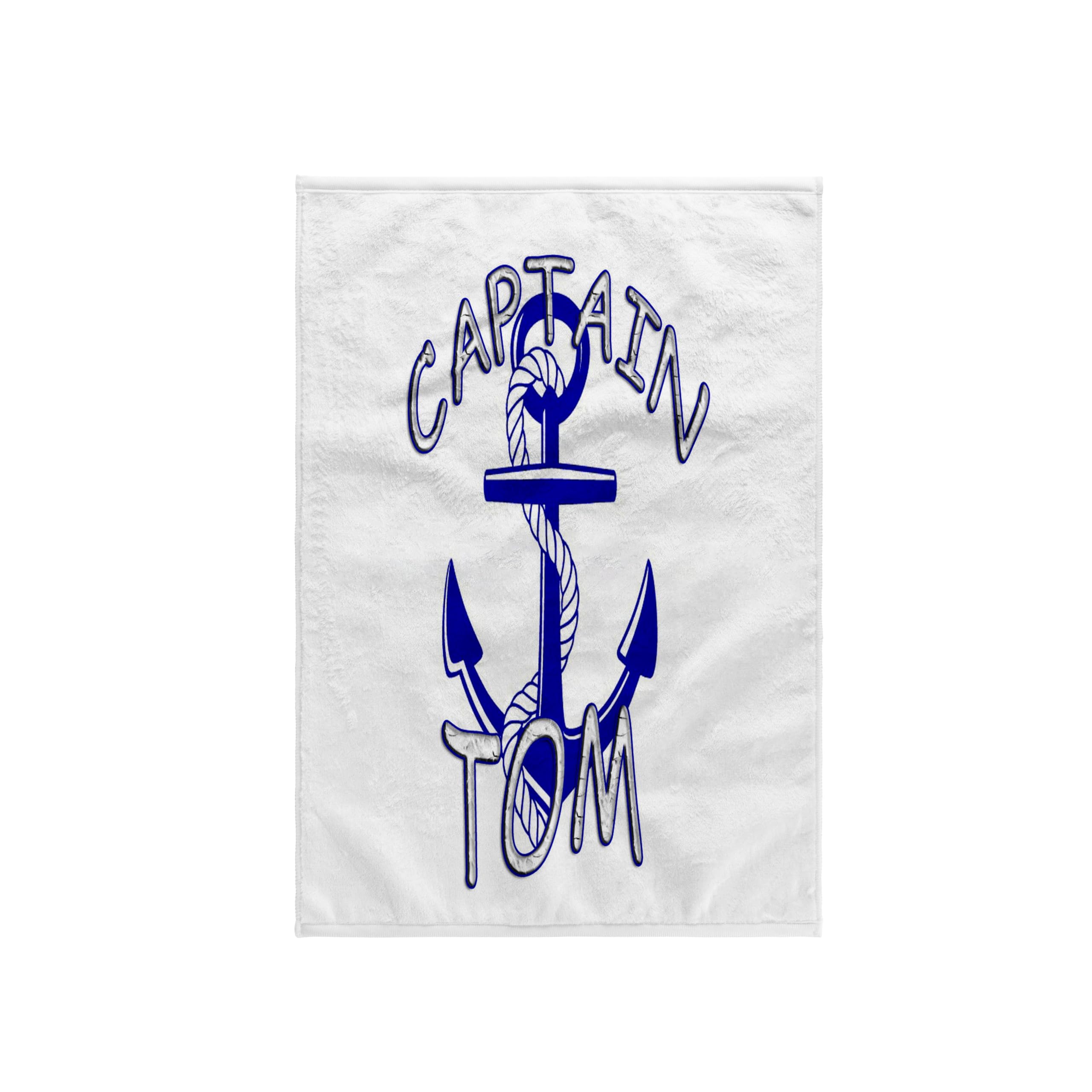 3D Rose Captain Tom Personalized Quote Towel - 15