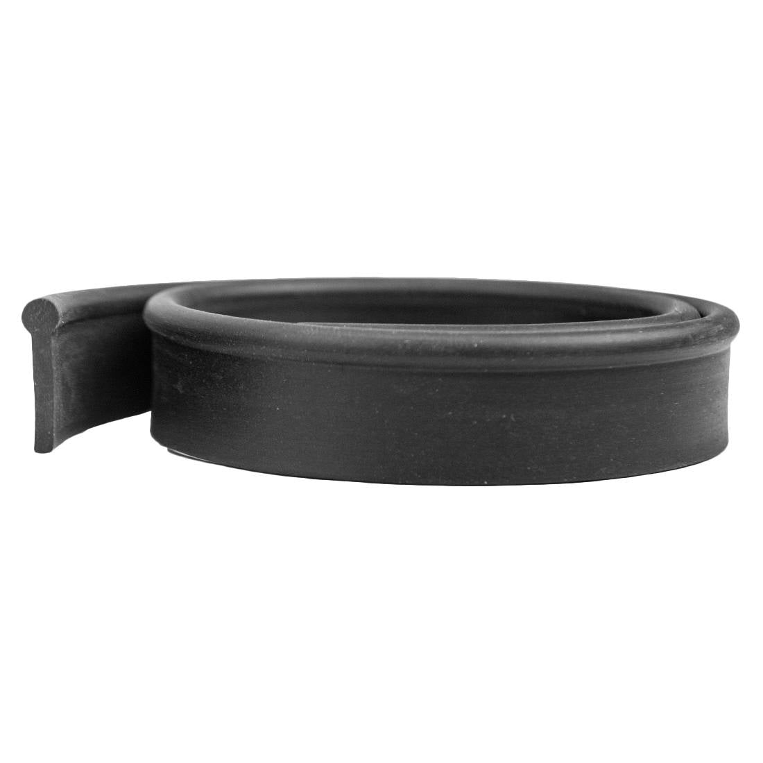 Black Diamond Round Top Squeegee Rubber - Heavy Duty Window Cleaning Tool for Cars, Homes & Offices - Streak-Free Glass Wiper for Shower Doors, Mirrors & Windows
