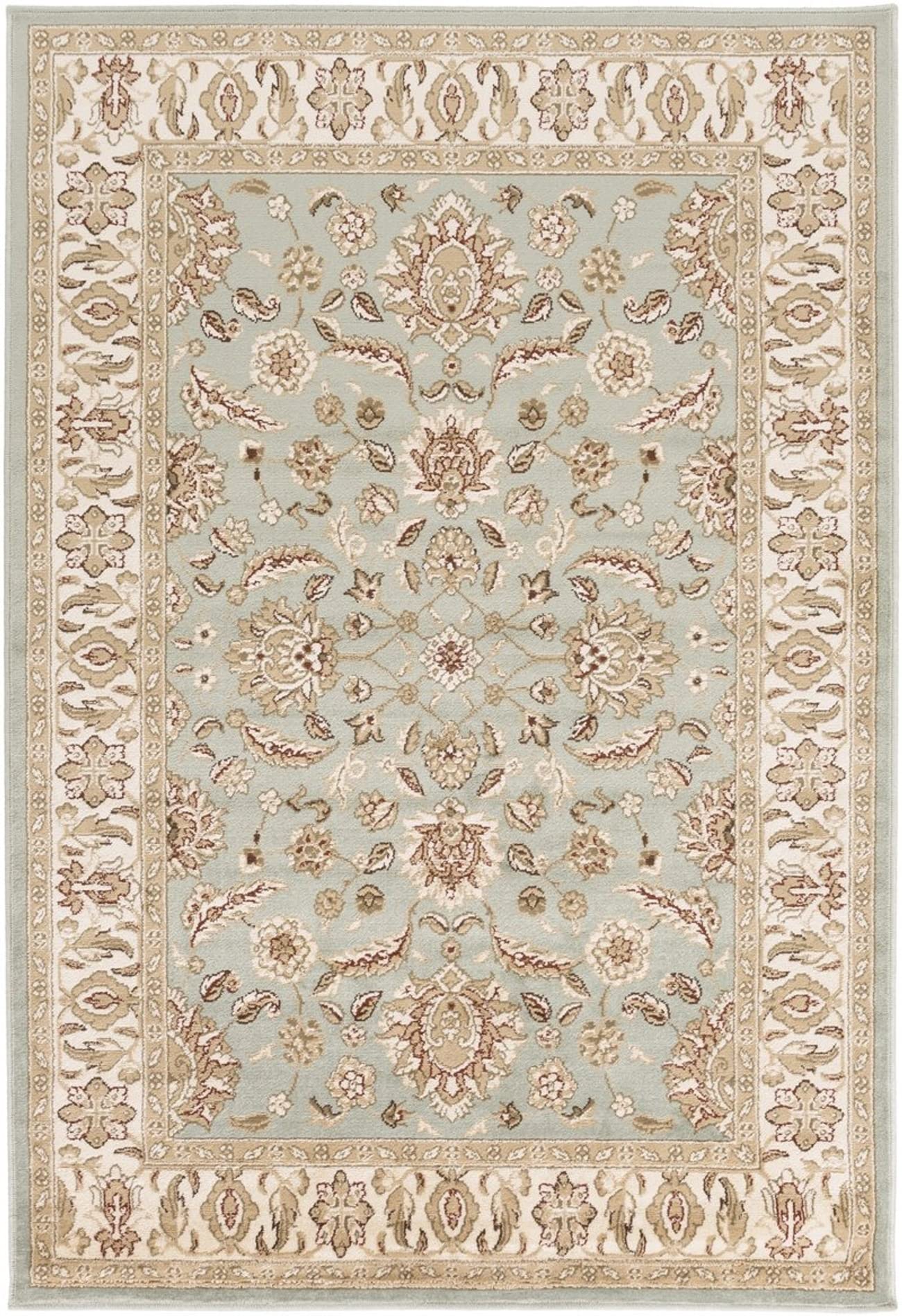 Mark&Day Lamont Traditional Sage Area Rug 9x13 - Soft Yellow Grey Carpet for Living Room, Bedroom, Kitchen - 8'10