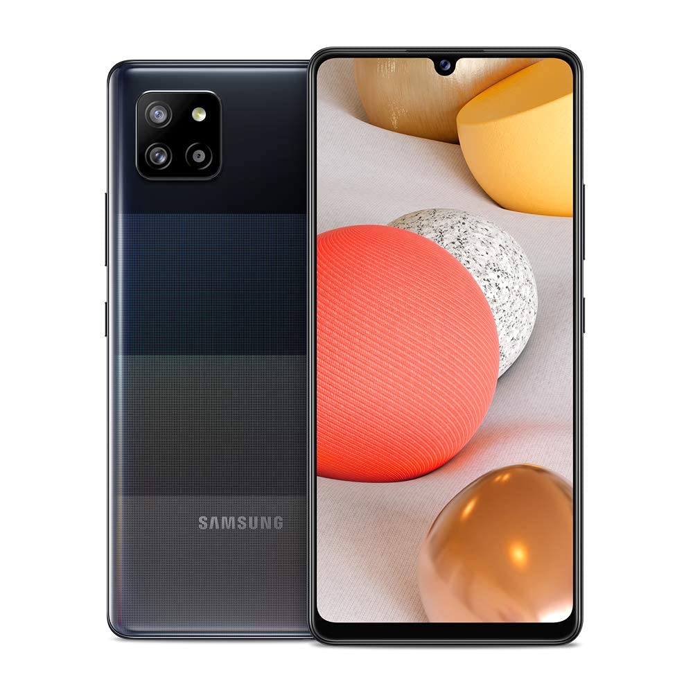 SAMSUNG Galaxy A42 5G Unlocked Smartphone - 128GB Storage, Black (Renewed) | US Version | Fast 5G Connectivity | Perfect for Streaming, Gaming & Work on the Go