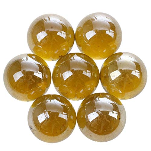 10 Pcs 16mm Glass Marbles - Knicker Glass Balls for Kids Games, DIY Decor, Vase Fillers (Dark Brown, Green & Light Blue, 3 Sets) - Perfect for Marble Runs, Home Decoration, and Party Favors