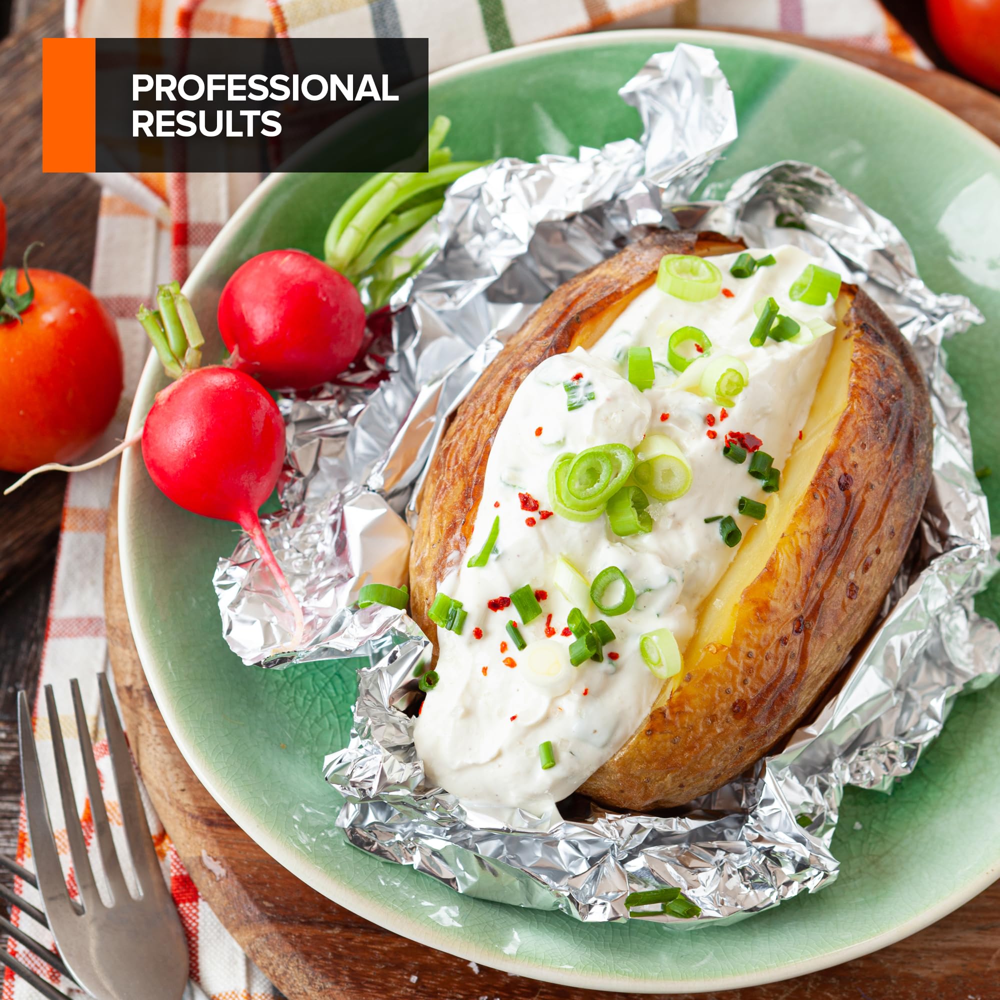 200 Count Pre-Cut Aluminum Foil Sheets 12