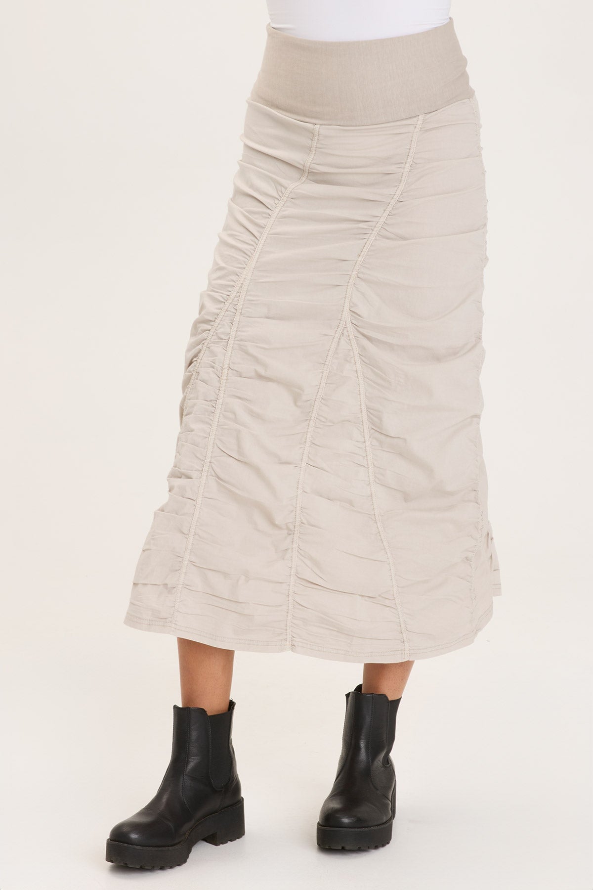 Stylish Gored Peasant Skirt for Women - Flowy Boho Maxi Skirt with Elastic Waist | Perfect for Summer, Beach, Festivals & Casual Outfits