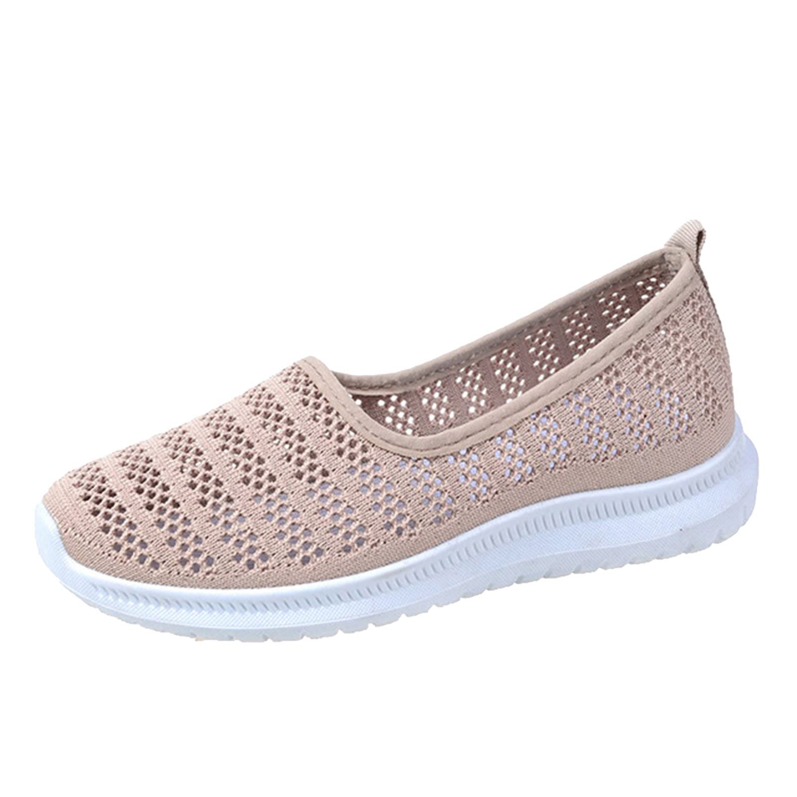 Breathable Casual Mesh Women's Sneakers - Lightweight Comfortable Flat Shoes for Women | Perfect for Walking, Running, Gym & Everyday Wear