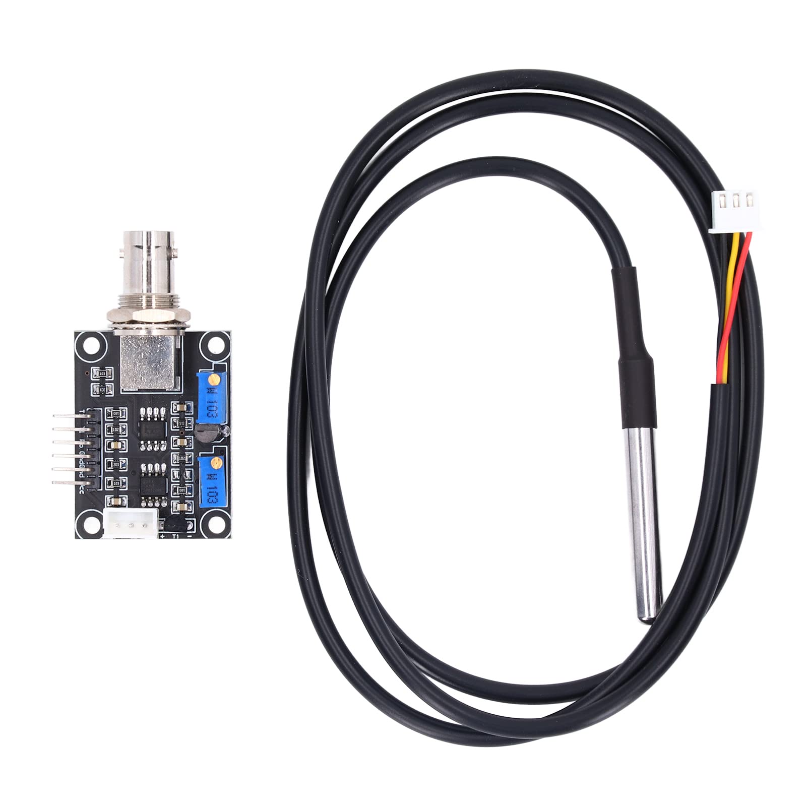 High Accuracy Value Sensor Module with BNC Connector - Digital Probe Detection Kit for Industrial Monitoring & DIY Projects | Perfect for Water Quality Testing, Environmental Analysis & Lab Experiments