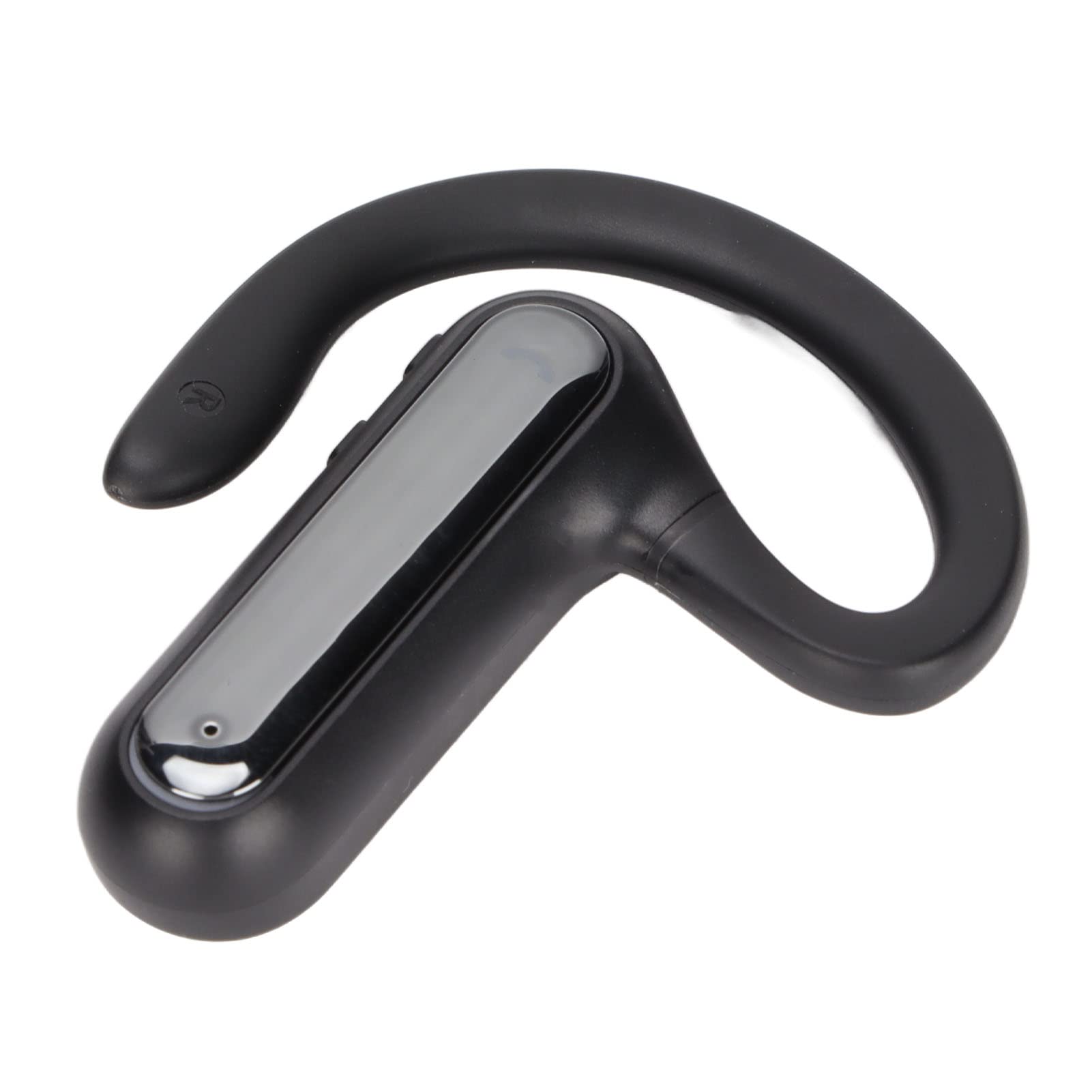 Wireless Business Headset - Single Ear Bluetooth Headphone with Voice Control, Bone Conduction Technology, Energy Saving & Waterproof for Running, Driving, Office Calls and Outdoor Activities