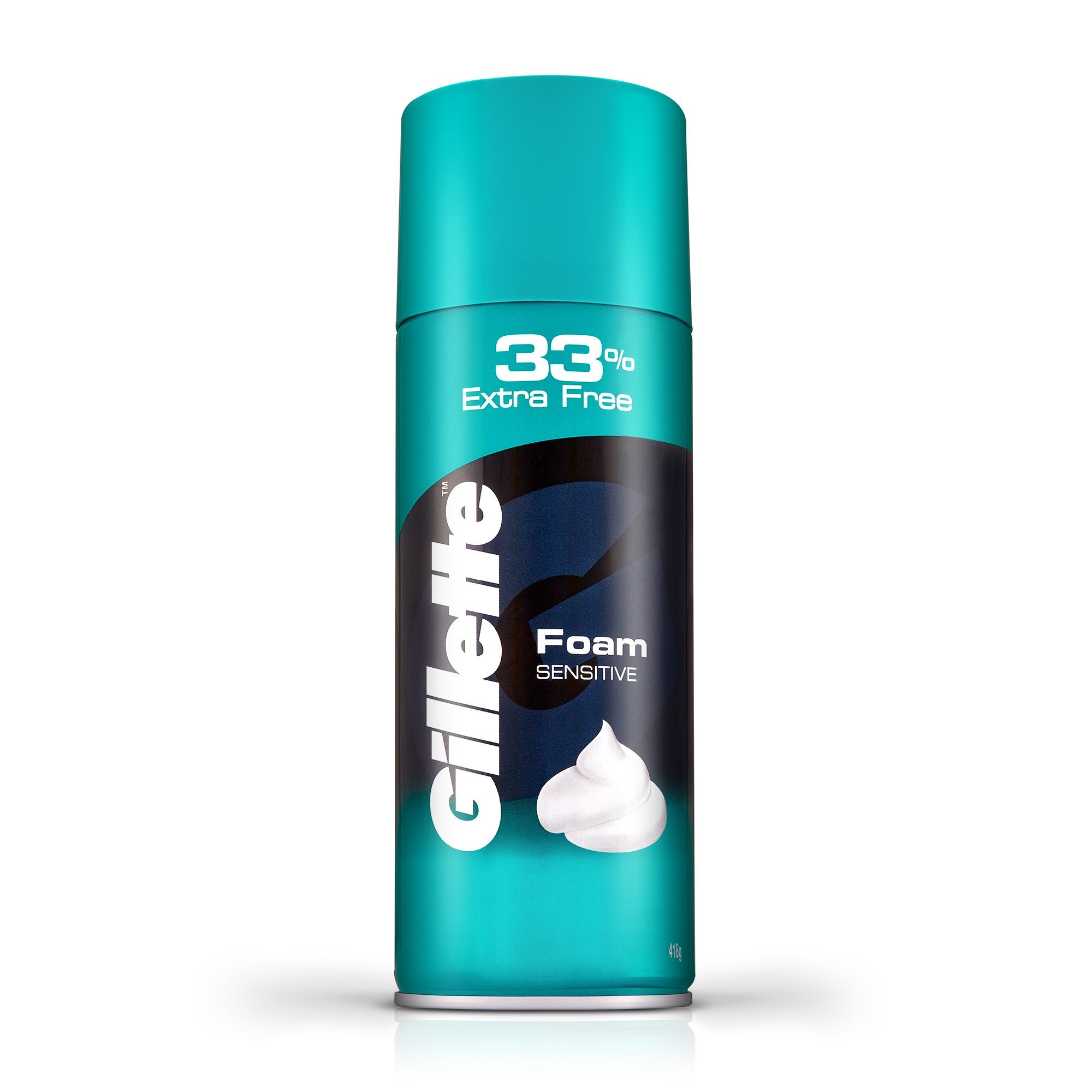 Gillette Classic Sensitive Skin Pre Shave Foam for Men - 14.7oz (33% Extra) | Soothing Shaving Cream for Irritation-Free Shave | Ideal for Sensitive Skin & Daily Grooming Routine