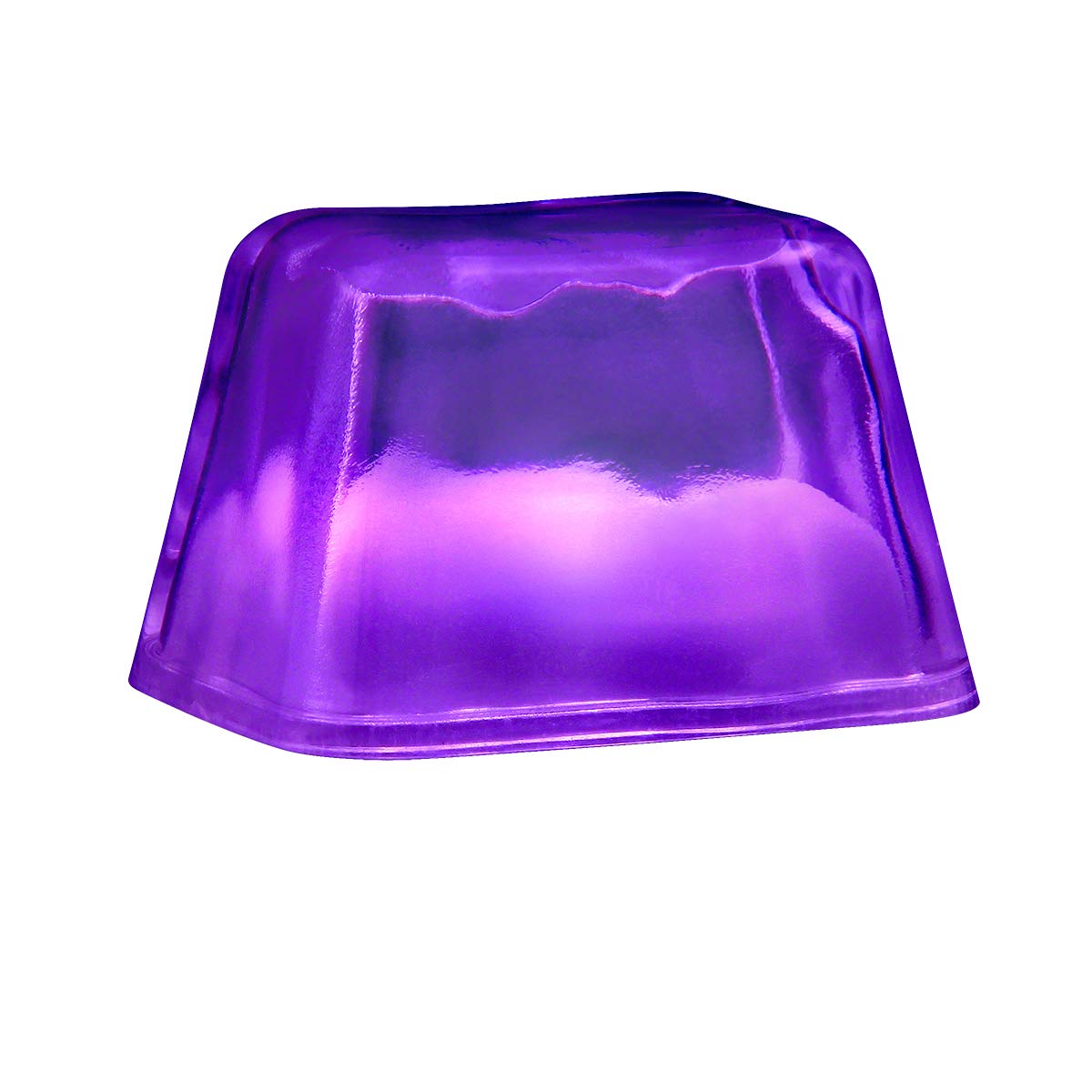 Glow in The Dark LED Ice Cubes - Purple Light Up Ice Cubes (12 Pack) for Cocktails, Drinks & Party Decor - Cool & Fun Bar Accessories for Nightlife, Halloween & Themed Events