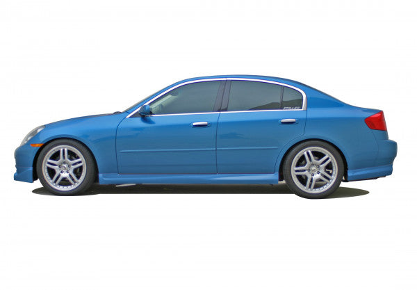 2003-2004 Infiniti G35 Sedan Left Side Skirt Replacement Part 103712 - Perfect Fit for Driver Side Body Repair & Car Restoration Projects