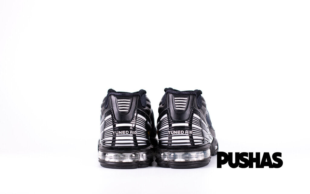 Nike Air Max TN Plus 3 'Black White' Running Shoes (2021) - Lightweight Cushioned Sneakers for Men's Athletic Training & Streetwear Fashion