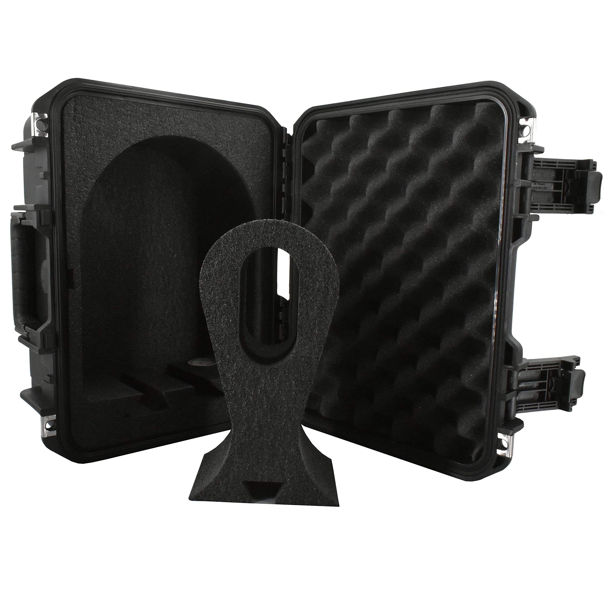 Premium Dekoni Audio Headphone Travel Case with Handle & Stand Insert - Durable Hard Shell Protection for Headphones - Perfect for Travel, Studio & Home Storage