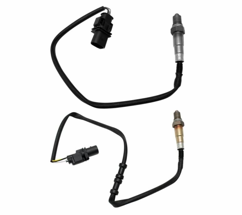 Oxygen O2 Sensor Pair Set of 2 - Compatible with Ford F150 F250 F350 Lincoln Navigator & Expedition - Replacement for Truck & SUV Exhaust System - Improves Fuel Efficiency & Emissions