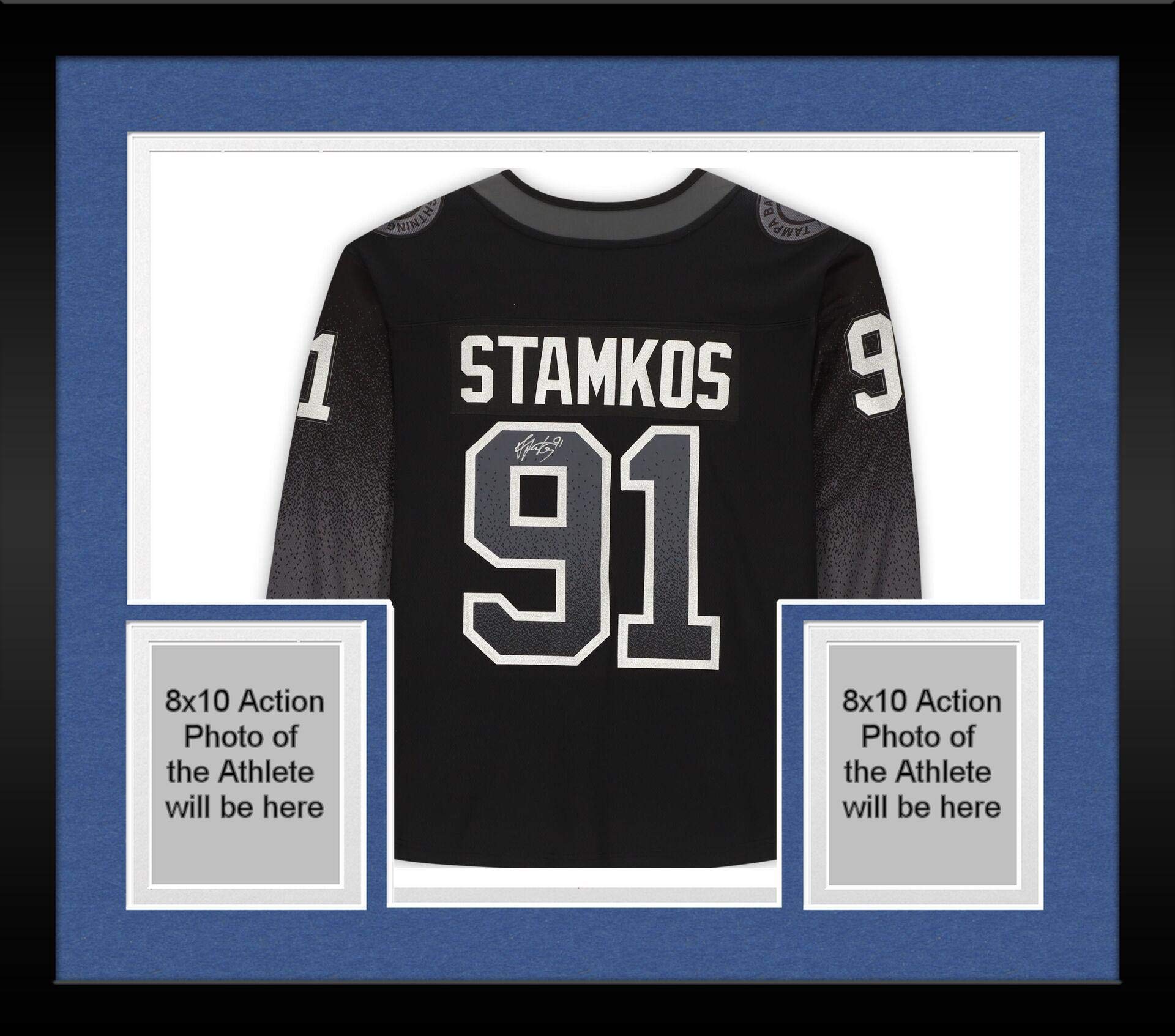 Authentic Steven Stamkos Tampa Bay Lightning Autographed Alternate Fanatics Breakaway Jersey - Signed NHL Hockey Jersey for Collectors & Fans - Perfect for Game Day, Memorabilia Displays & Sports Gifts