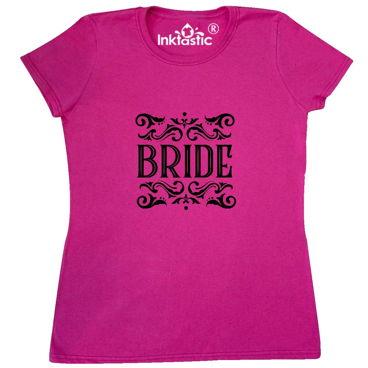 Inktastic Bride Women's T-Shirt - Funny Wedding Party Tee for Brides, Bridesmaids & Bachelorette - Perfect for Bridal Shower, Rehearsal Dinner & Honeymoon Getaway