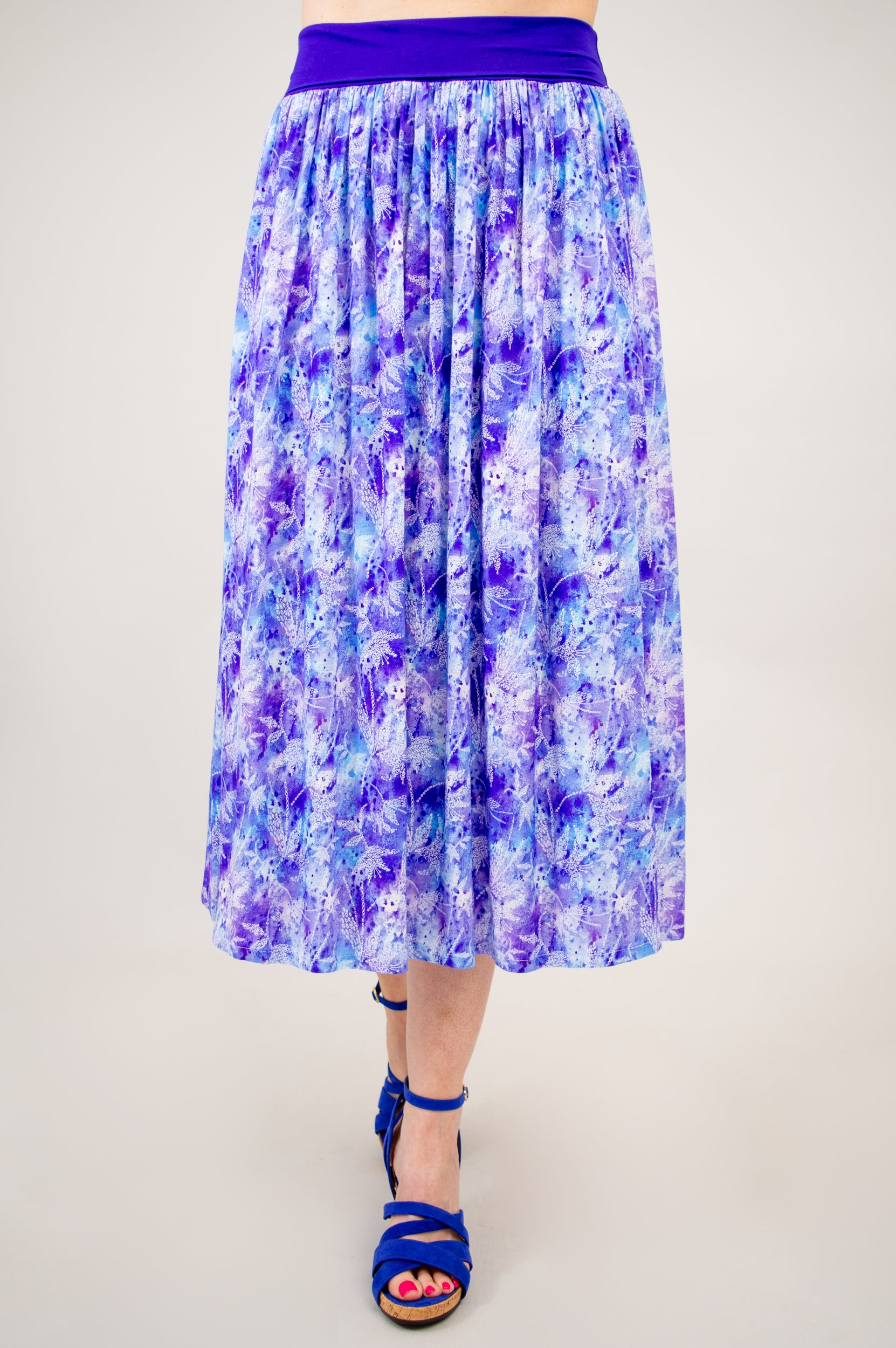 Stylish Blythe Skirt with Polka Dots - Soft Linen Bamboo Blend for Women | Perfect for Casual Outings, Summer Dresses & Boho Fashion