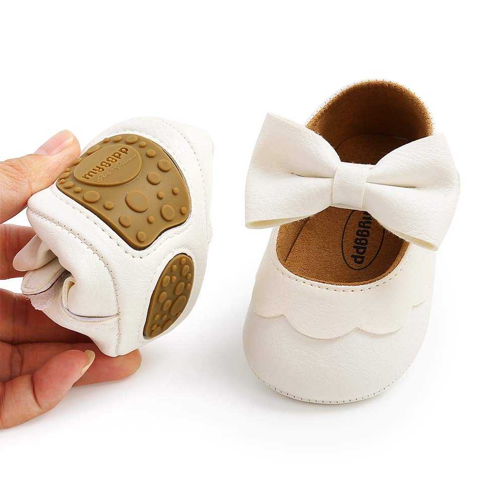 Baby Girl Shoes Soft Sole Mary Jane Walking Shoes for Infants & Toddlers - Comfortable Prewalkers & First Walkers - Perfect for Weddings, Parties & Everyday Play