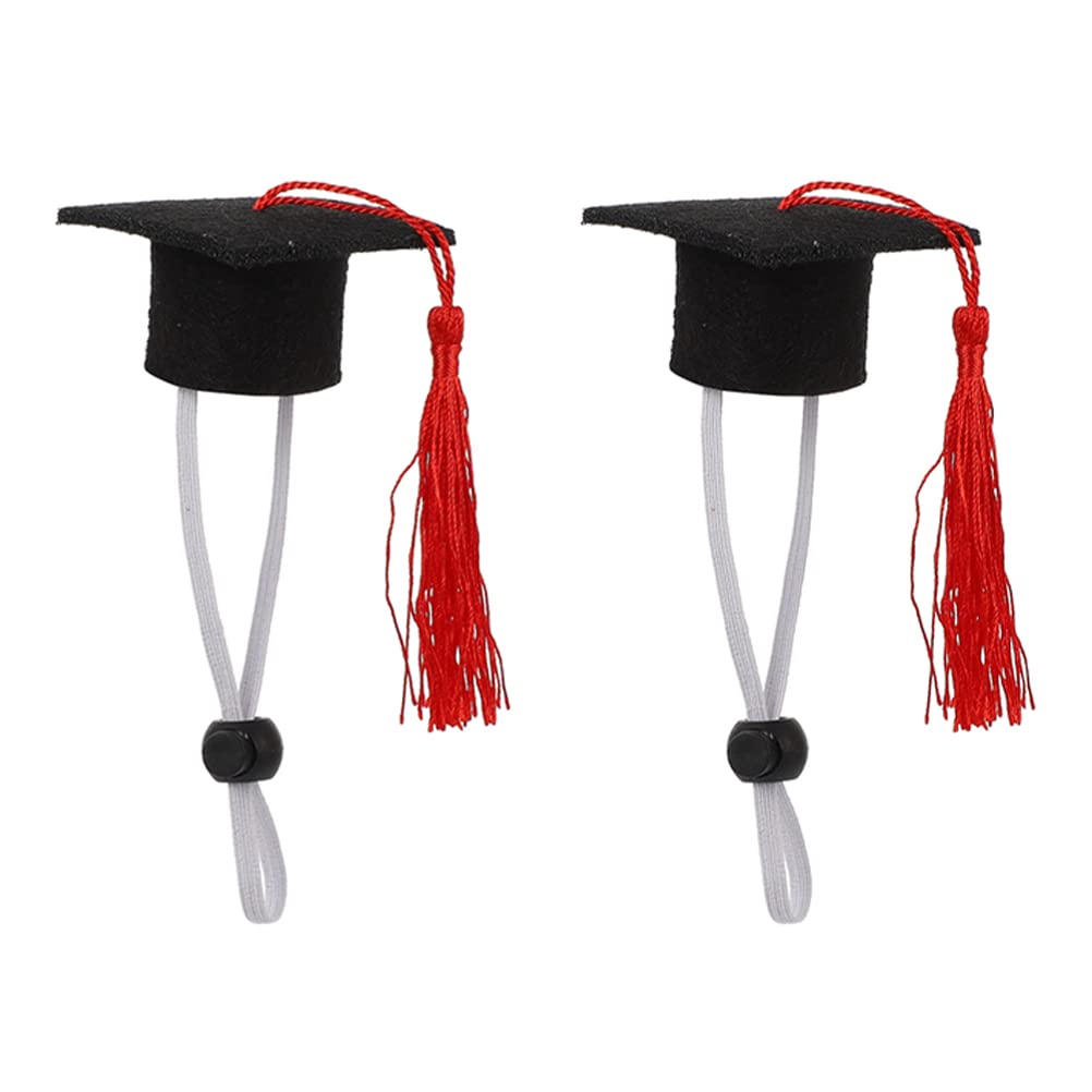 TENDYCOCO 2-Piece Graduation Outfit for Dogs & Cats - Pet Graduation Gown & Cap Set - Perfect for Graduation Photos, Parties & Celebrations