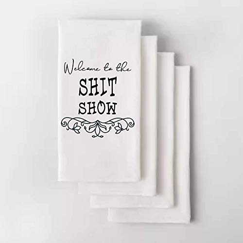 Funny Tea Towel & Kitchen Towel Set - Absorbent Dish Cloth for Drying Dishes - Perfect for Cooking, Baking & Kitchen Decor Gifts