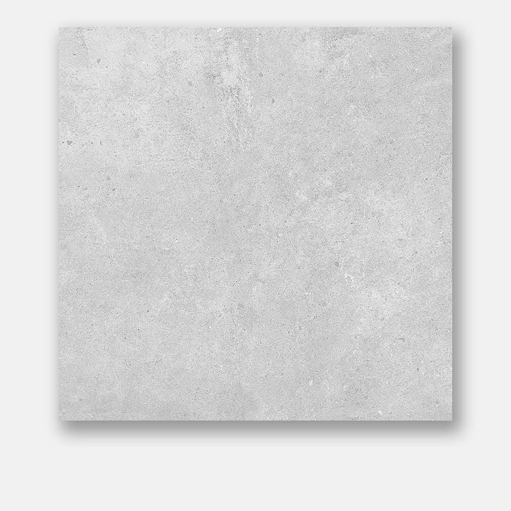 Premium 300x300mm Light Grey Matt Porcelain Tile - Concrete Look, Unrectified - Perfect for Modern Floors, Walls, and Commercial Spaces