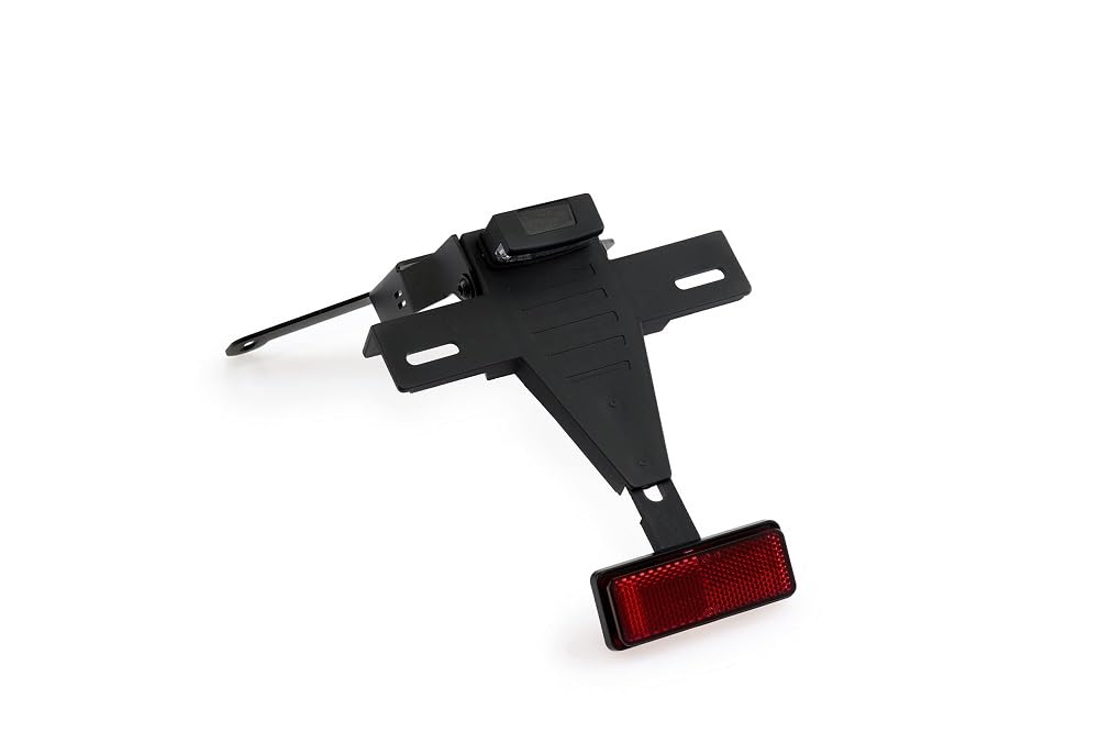 Puig License Plate Holder for Yamaha T-Max 500 (2008-2011) - Durable Motorcycle Rear Bracket for Street Legal Compliance & Customization