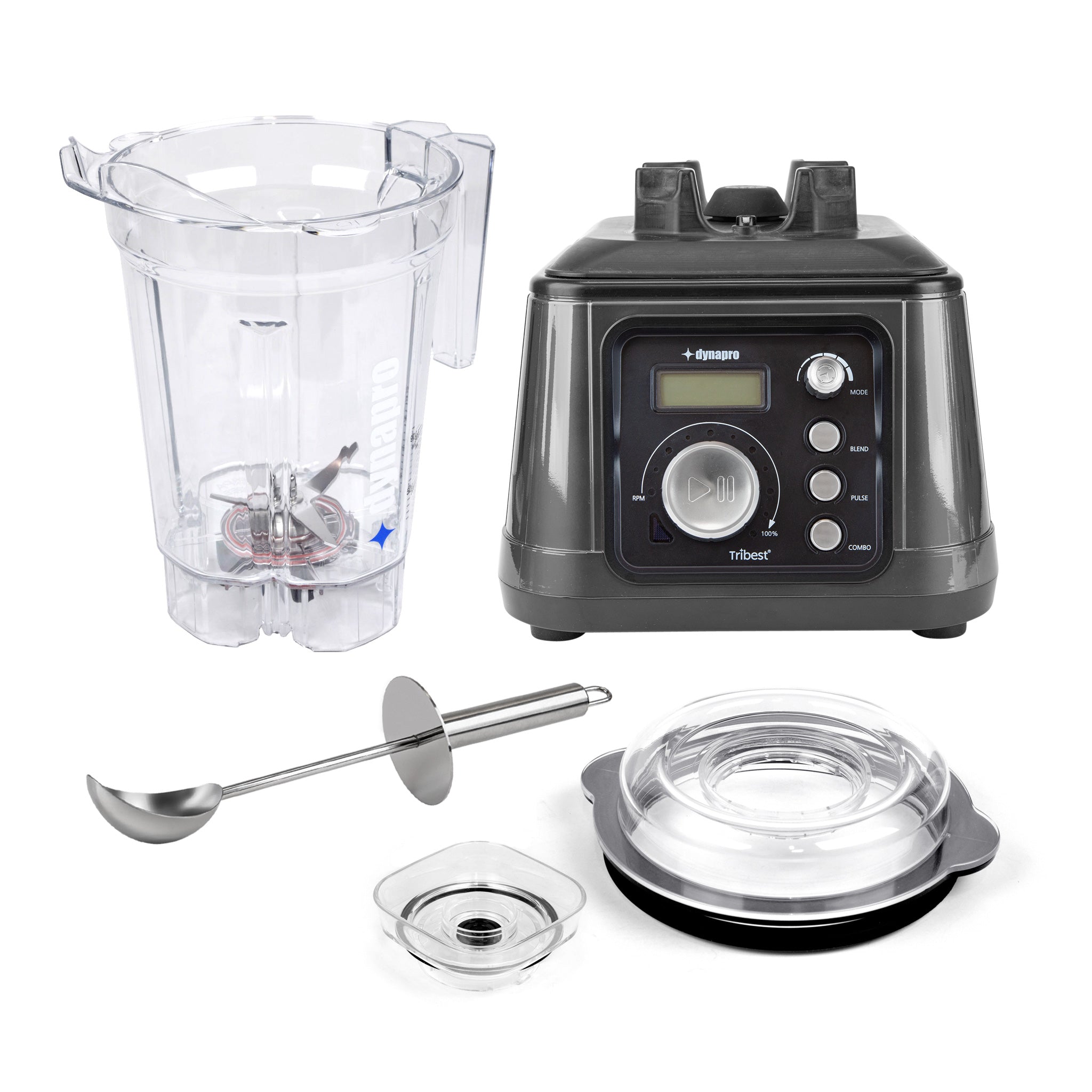Dynapro® Commercial High Speed Blender - 1500W Professional Smoothie Maker for Restaurants, Cafes & Juice Bars - Perfect for Frozen Drinks, Nut Butters & Soup Puree