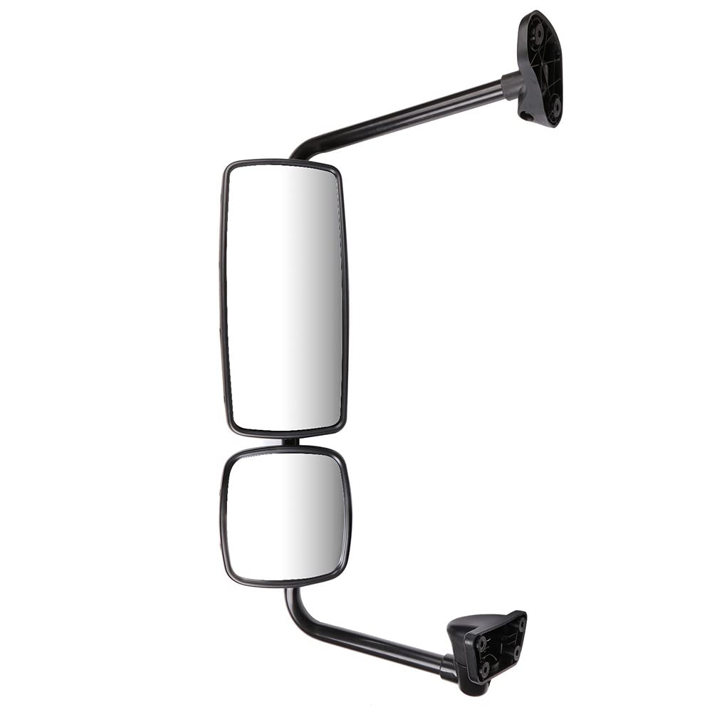 Heated Chrome Truck Hood Mirror for Freightliner M2 100/106/112/114SD (2003-2017) - Left Side Rearview Mirror with Durable Housing | Perfect for Long-Haul Trucking & Enhanced Visibility
