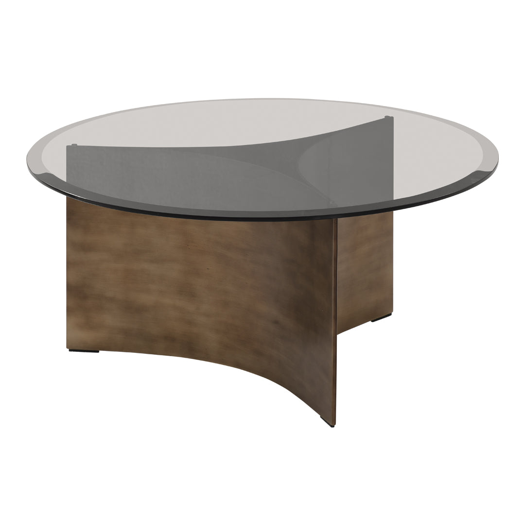 Modern Arc Coffee Table - Mid-Century Design, Solid Wood, Living Room Centerpiece for Home Decor | Perfect for Lounge, Family Room & Office Spaces