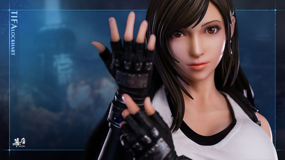 MH Studio Tifa Lockhart Cosplay Costume - Final Fantasy VII Remake Outfit for Halloween, Anime Conventions & Cosplay Events