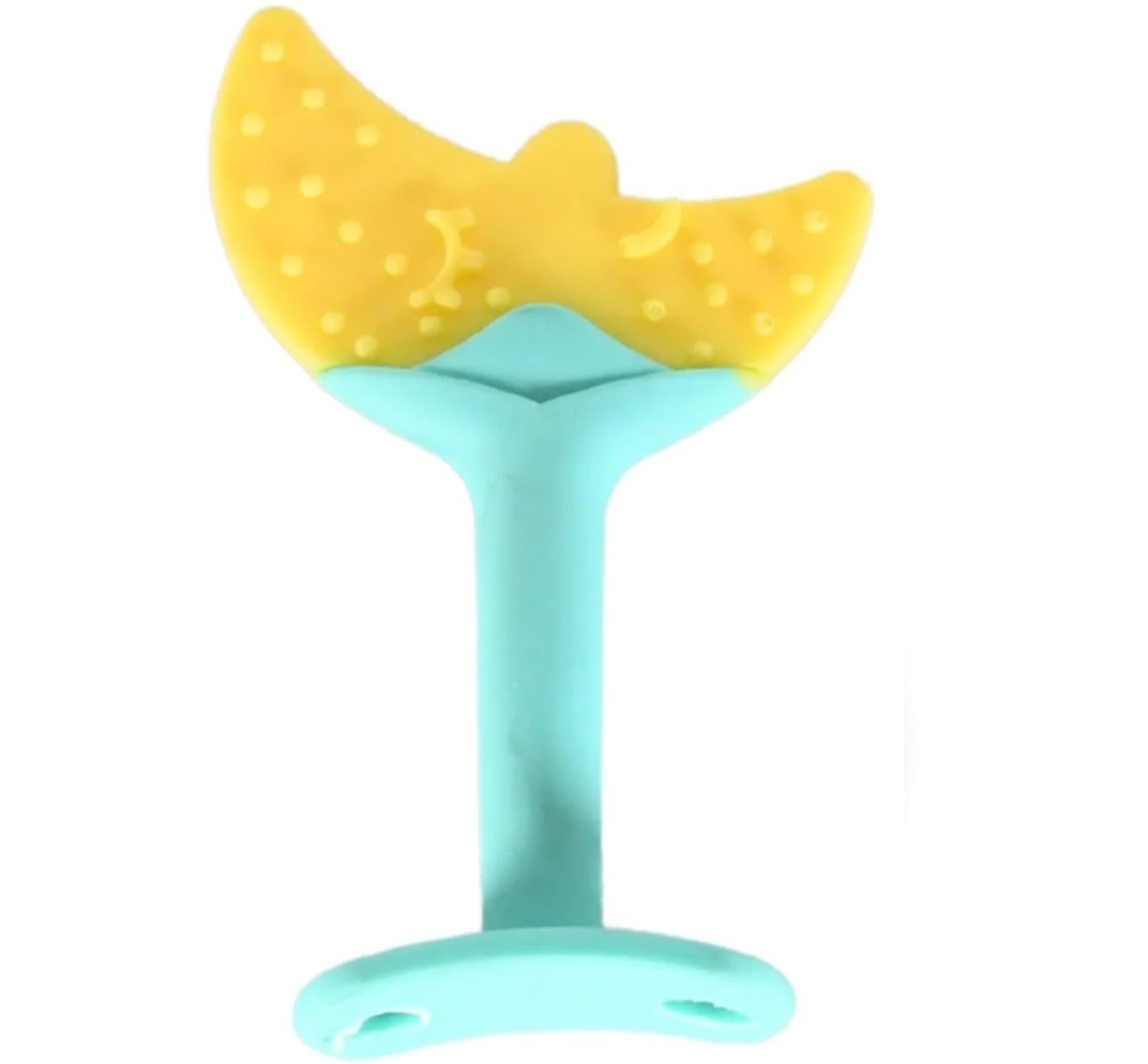 **Nizomi Moon 100% Food Grade Textured Silicone Baby Teether – BPA-Free Teething Toy with Carrying Case & Easy-Grip Handles | Sensory Relief for Infants 6-12 Months | Perfect for Soothing Sore Gums & On-the-Go Play**    *(Ideal for teething babies, travel, daycare, or sensory play – promotes safe chewing and oral development.)*