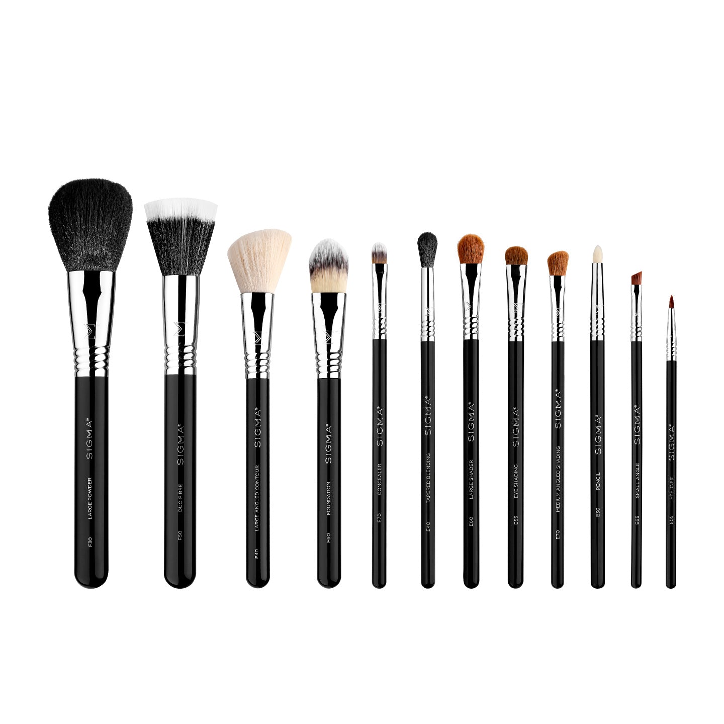 Professional Essential Brush Set for Makeup & Painting - 12 Piece Synthetic Hair Brush Kit for Artists & Beginners - Perfect for Acrylic, Watercolor, Oil & Face Makeup Application