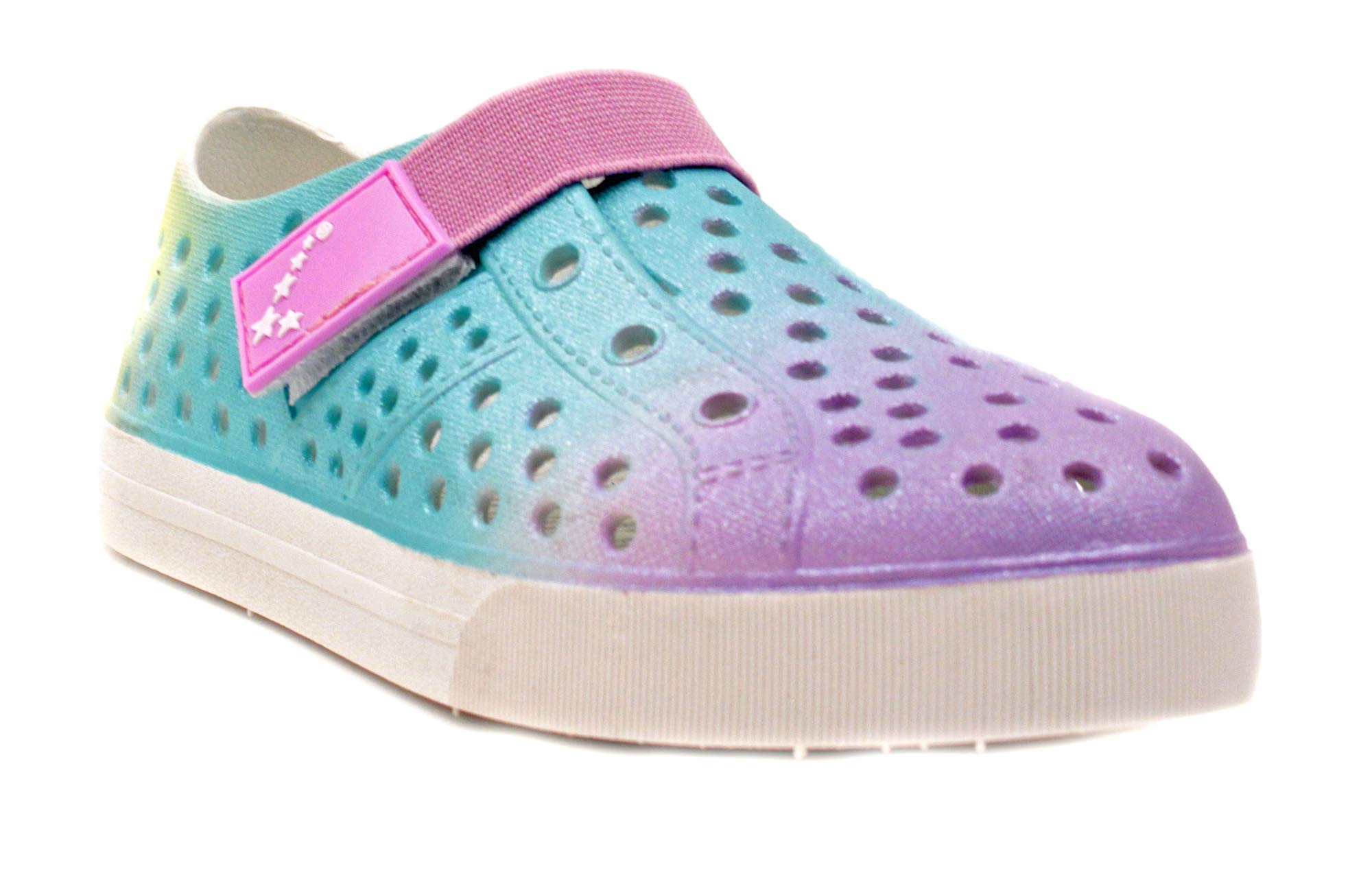 Luckers Girls Water Shoes - Quick Dry Slip-On Sneakers for Beach, Pool & Outdoor Activities - Lightweight & Comfortable Swim Shoes for Kids