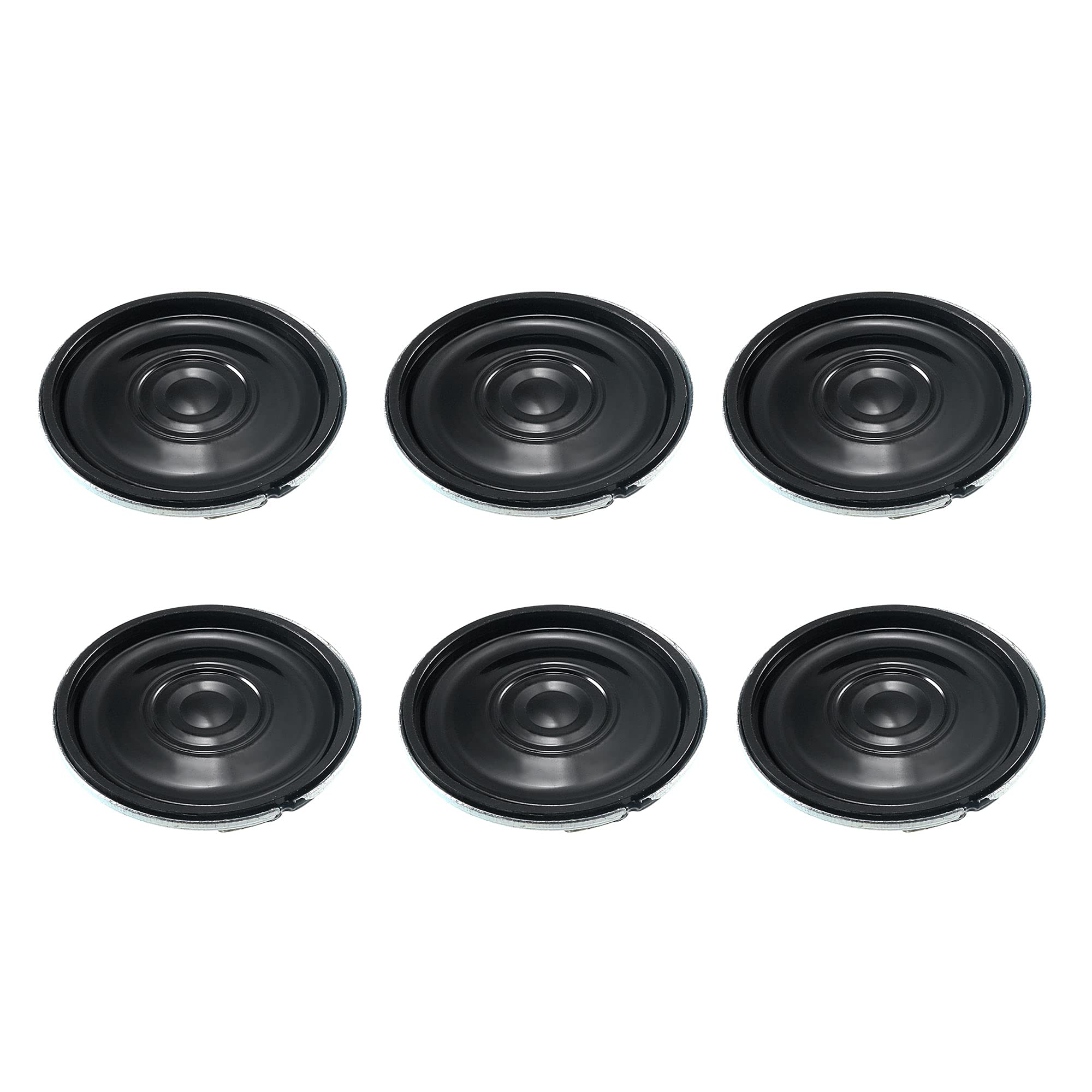 0.5W 16 Ohm Micro Internal Speaker Magnet Loudspeaker 28mm Diameter - 6pcs Set for DIY Electronics, Arduino Projects, and Small Audio Devices