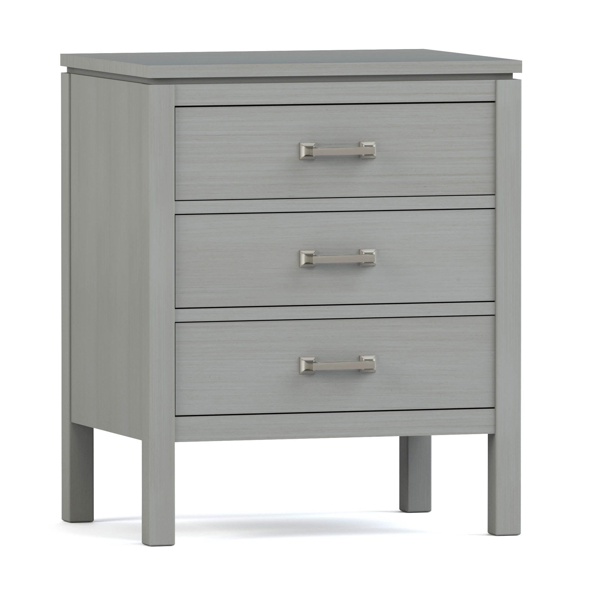 Dwyer 3-Drawer Nightstand - Modern Bedside Table with Storage for Bedroom, Living Room & Office - Wooden Night Stand with Smooth Gliding Drawers