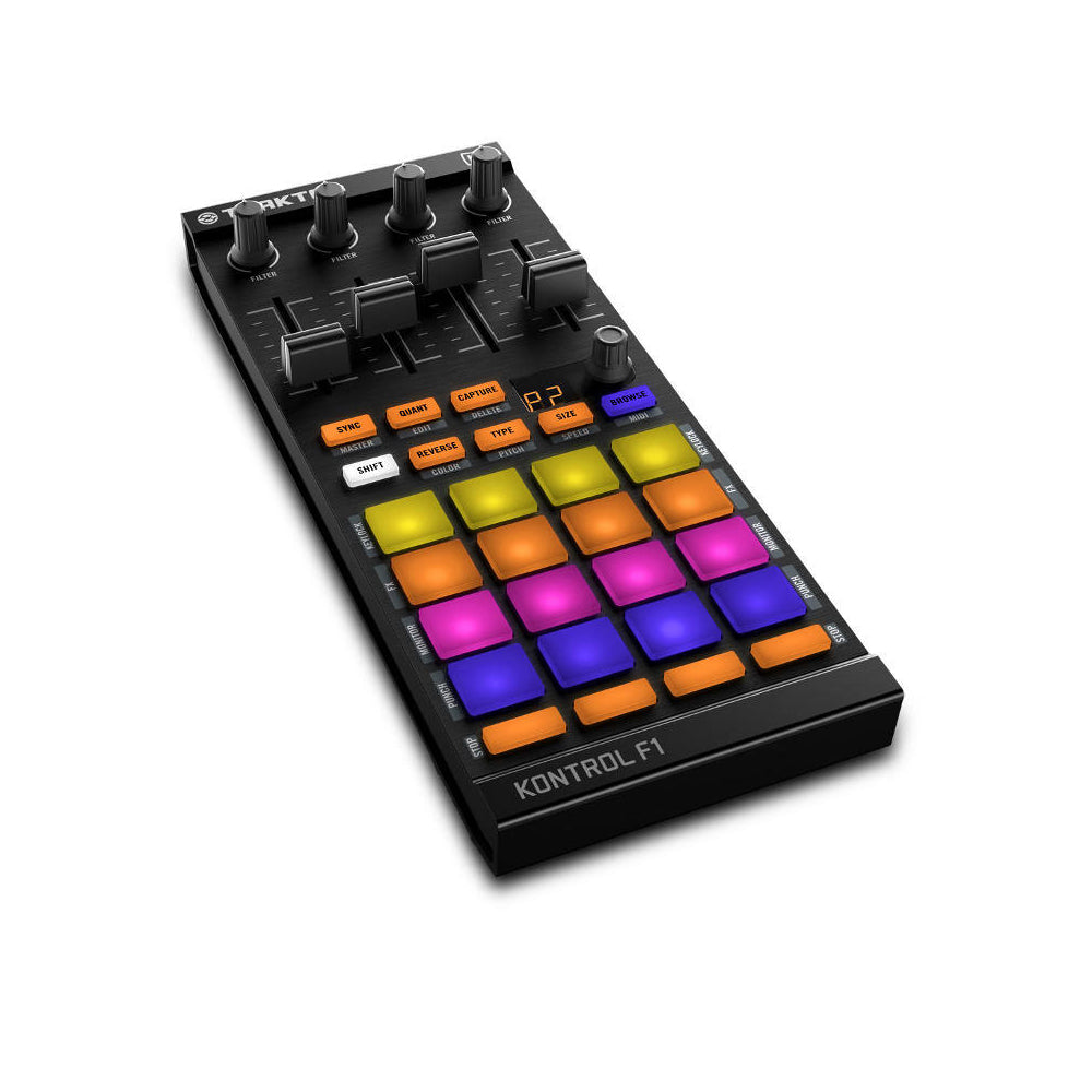 TRAKTOR KONTROL F1 DJ Controller - Professional Performance Mixer for Serato DJ Software | Perfect for Clubs, Live Shows & Home DJing