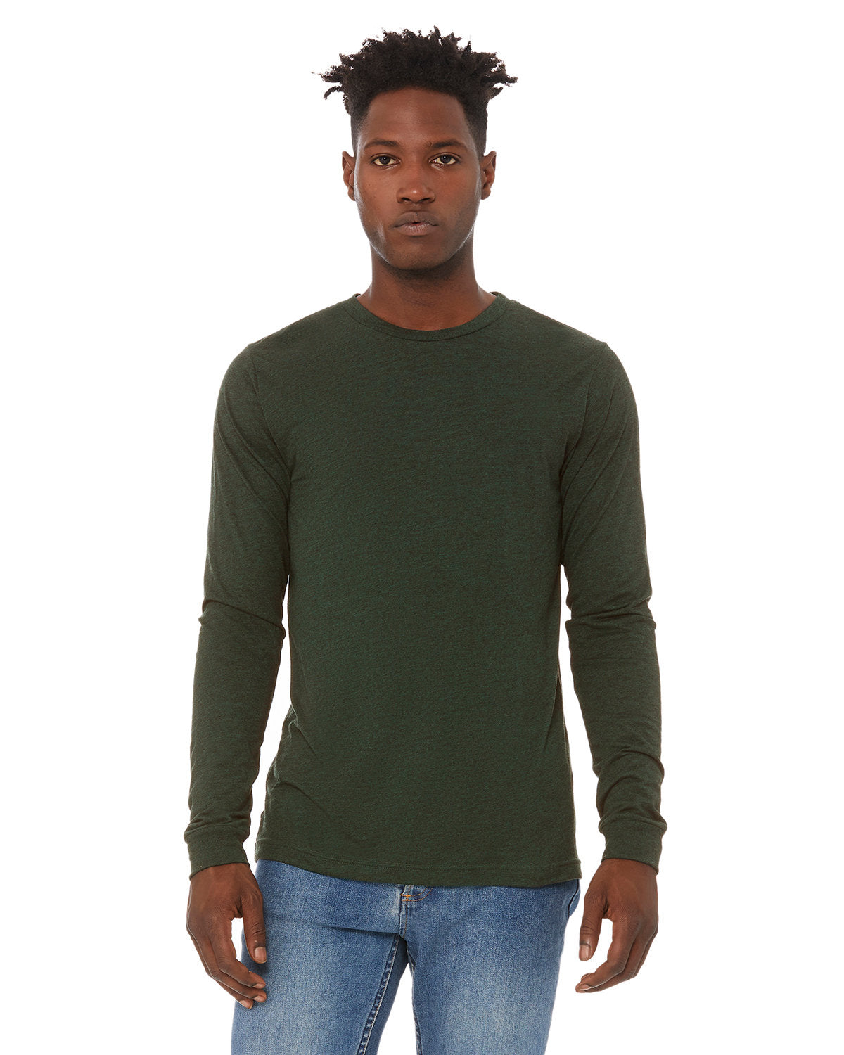 Bella + Canvas 3501 Unisex Jersey Long Sleeve T-Shirt - Soft Cotton Crewneck Tee for Men & Women - Perfect for Casual Wear, Layering & Everyday Comfort
