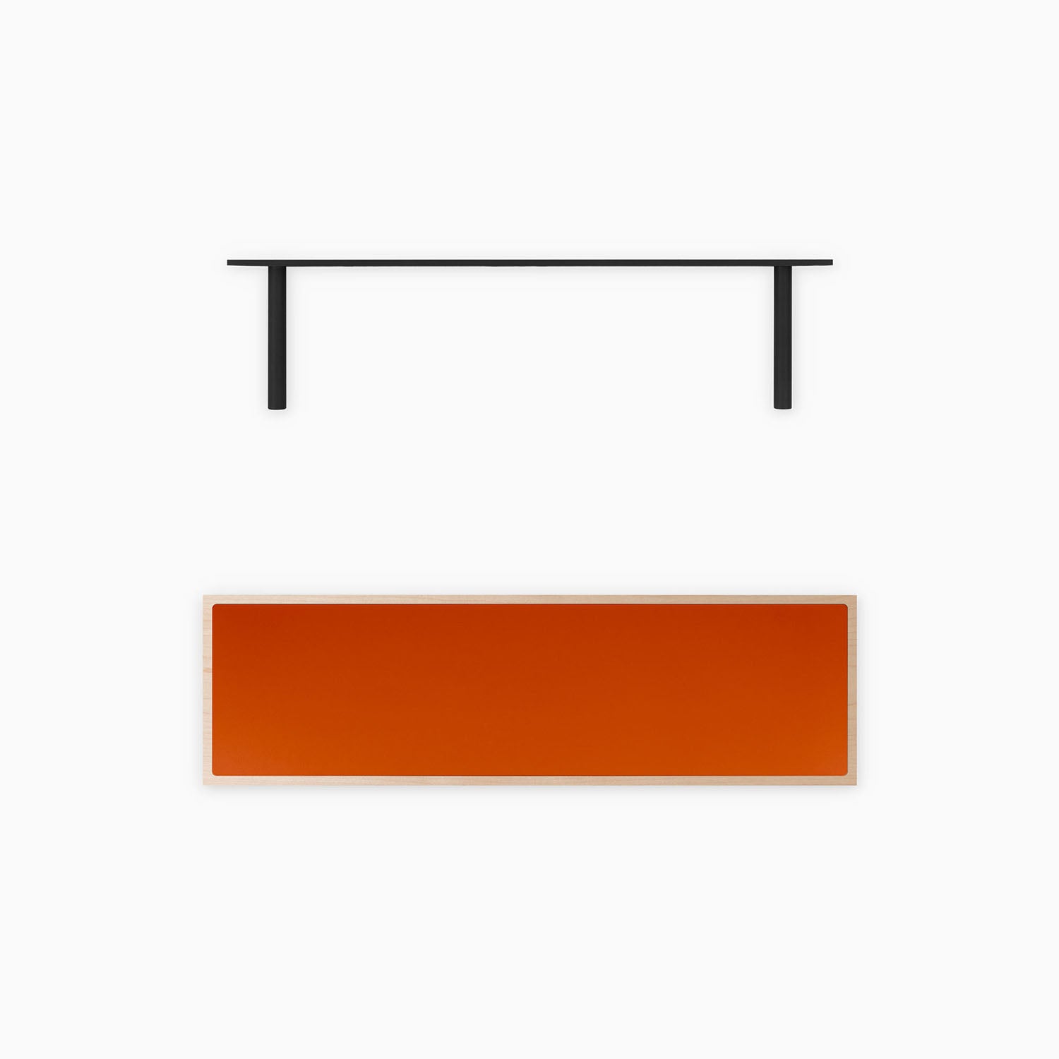 Stylish Aksel Inlay Maple Floating Shelf - Natural Wood Wall Shelves for Living Room, Bedroom & Kitchen Decor | Perfect for Displaying Books, Plants & Home Decor Items