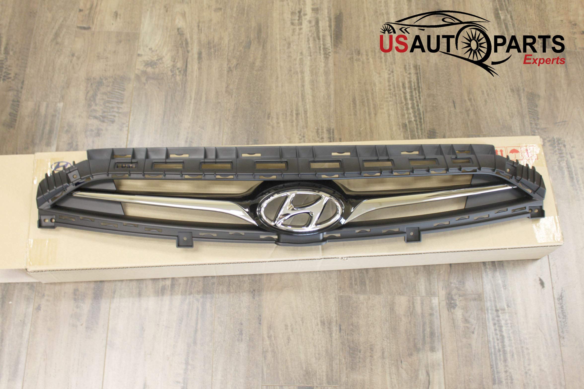 Genuine Hyundai Genesis Coupe Front Bumper Grille 2013-2017 - Perfect Fit Replacement for Enhanced Style & Protection - Ideal for Car Upgrades & Customization