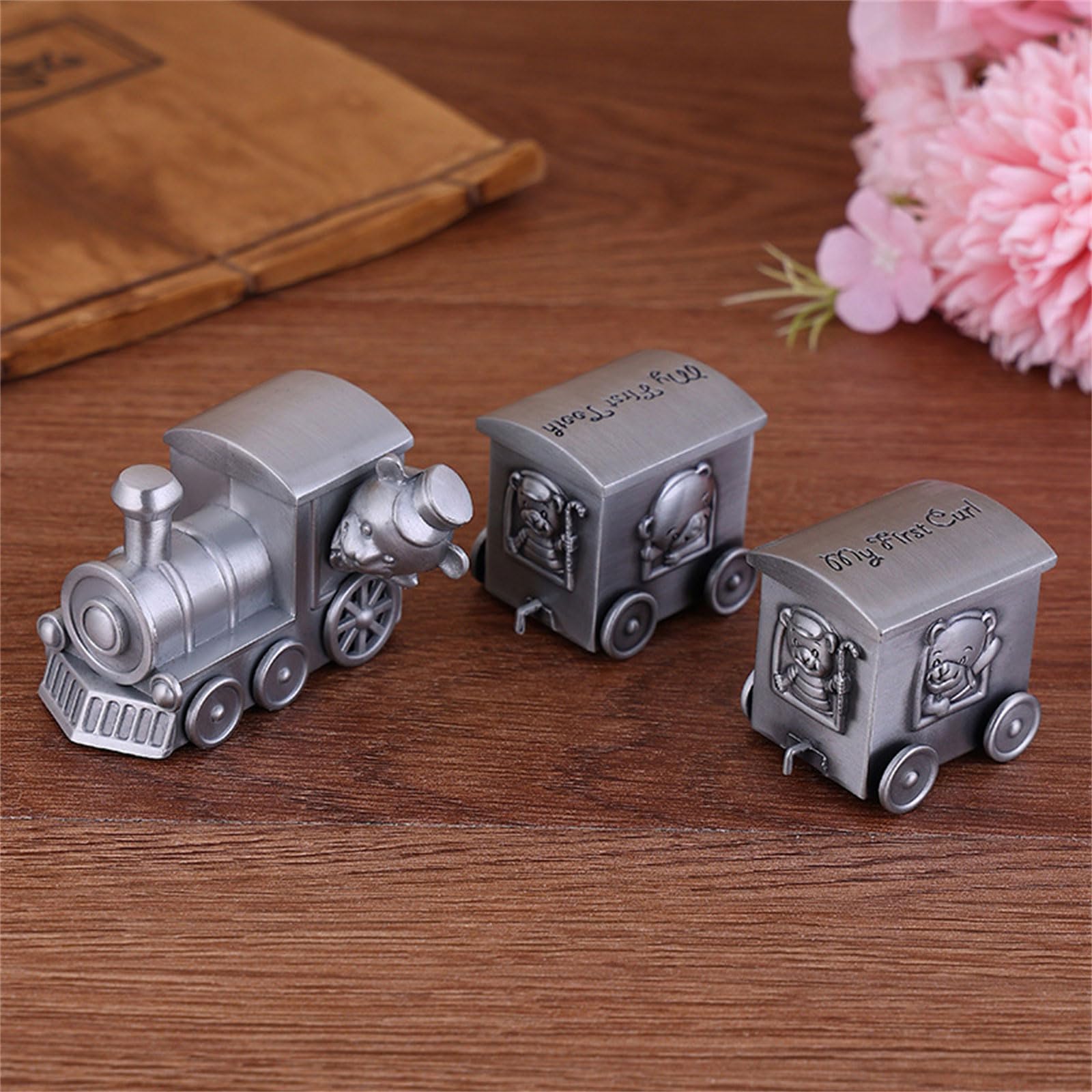 MinnowXY Retro Baby Keepsake Box - Metal Fetal Hair & First Tooth Storage for Boys & Girls - Perfect for Preserving Precious Baby Memories