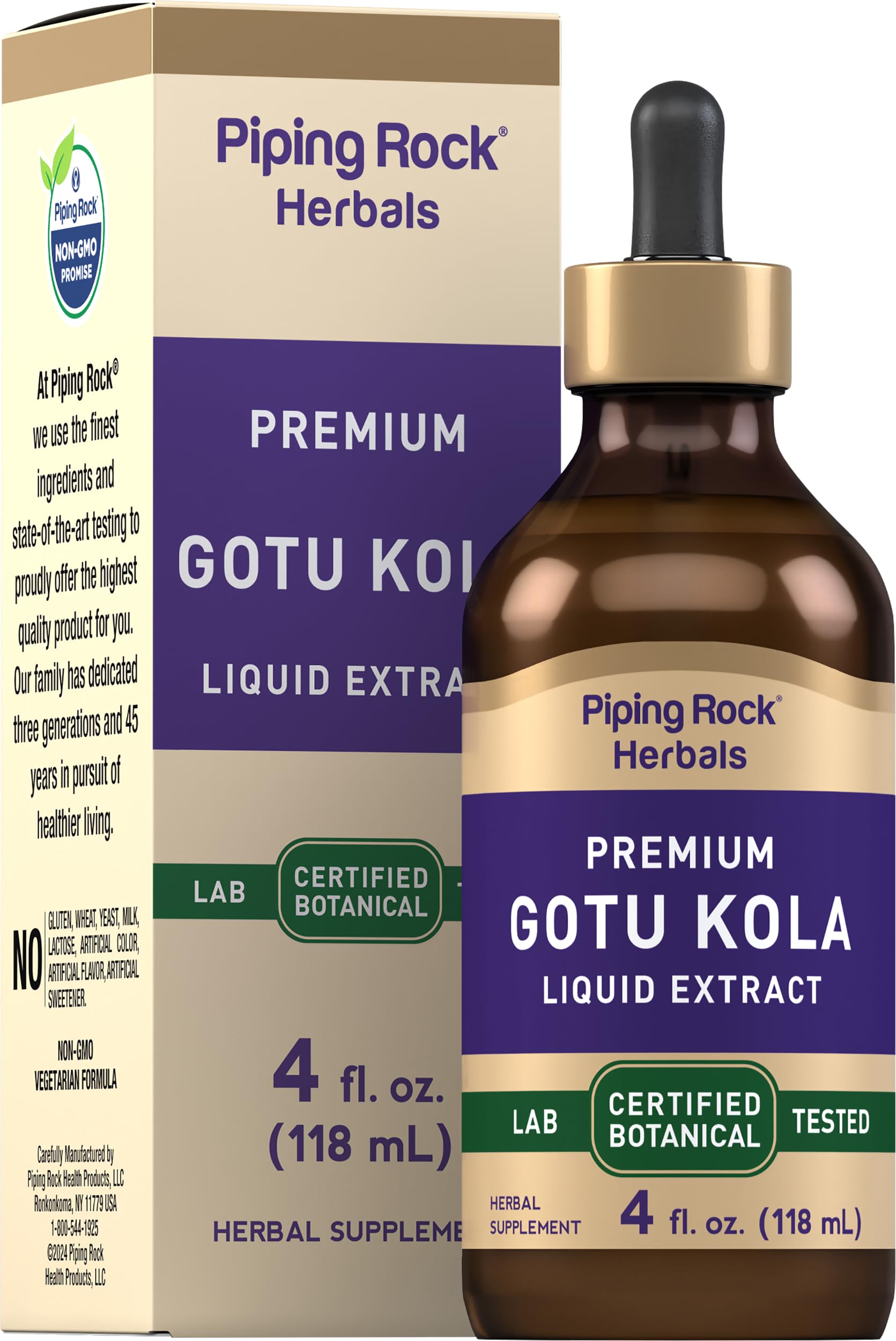 Premium Gotu Kola Extract Liquid Supplement - 4 Fl Oz | Alcohol-Free, Non-GMO, Gluten Free, Vegetarian Formula | Supports Memory, Circulation & Skin Health | Perfect for Daily Wellness Routine & Herbal Remedies