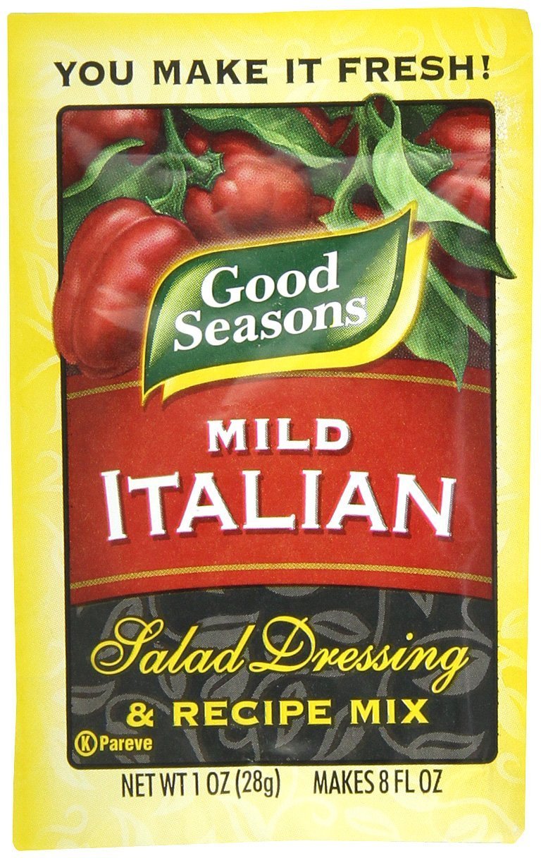 Good Seasons Mild Italian Dressing & Recipe Seasoning Mix - 24 Pack (1 oz Packets) | Perfect for Salads, Marinades & Italian Recipes | Gluten-Free & Easy to Use