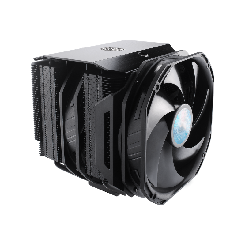 Cooler Master MAM D6PS 314PK R1 CM MA624 Stealth CPU Cooler - High Performance Air Cooler for Intel/AMD CPUs, Quiet 120mm Fan, 5-Year Warranty - Perfect for Gaming PCs, Workstations & Overclocking