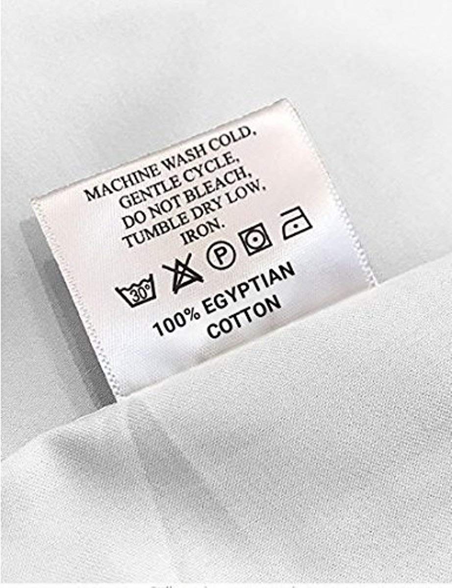 Premium 600-Thread-Count Egyptian Cotton Fitted Sheet - King Size for Luxury Bedding