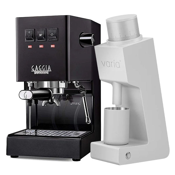 Gaggia Classic Evo Pro Espresso Machine & Varia VS3 Grinder Bundle - Perfect for Home Baristas & Coffee Enthusiasts